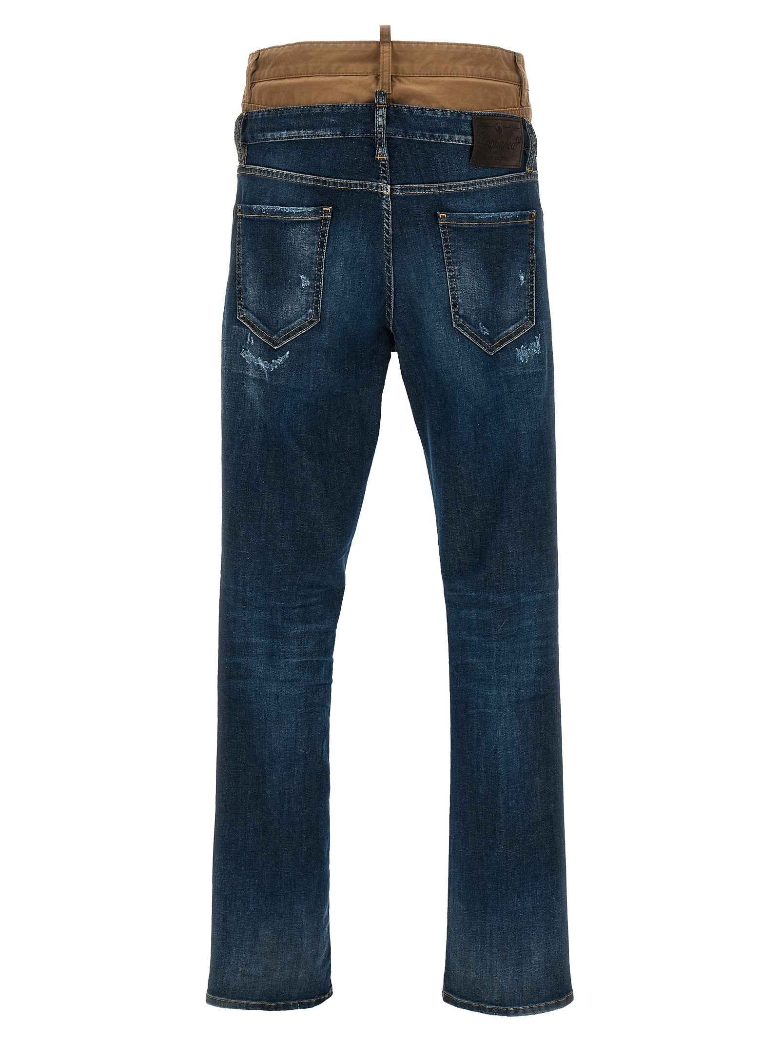 Dsquared² Blue Cotton Skinny Jeans
