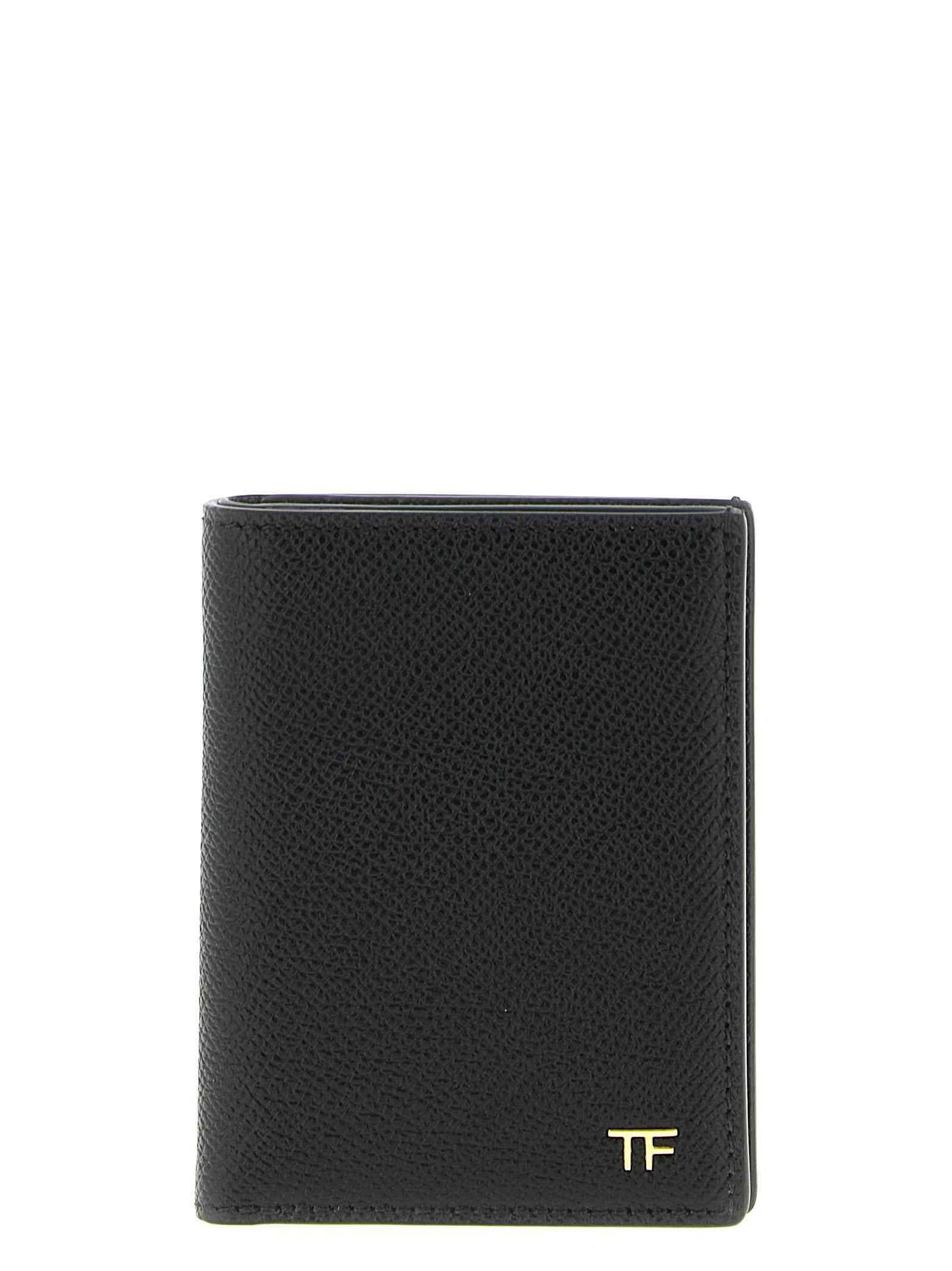 Tom Ford Black Calfskin Cardholder