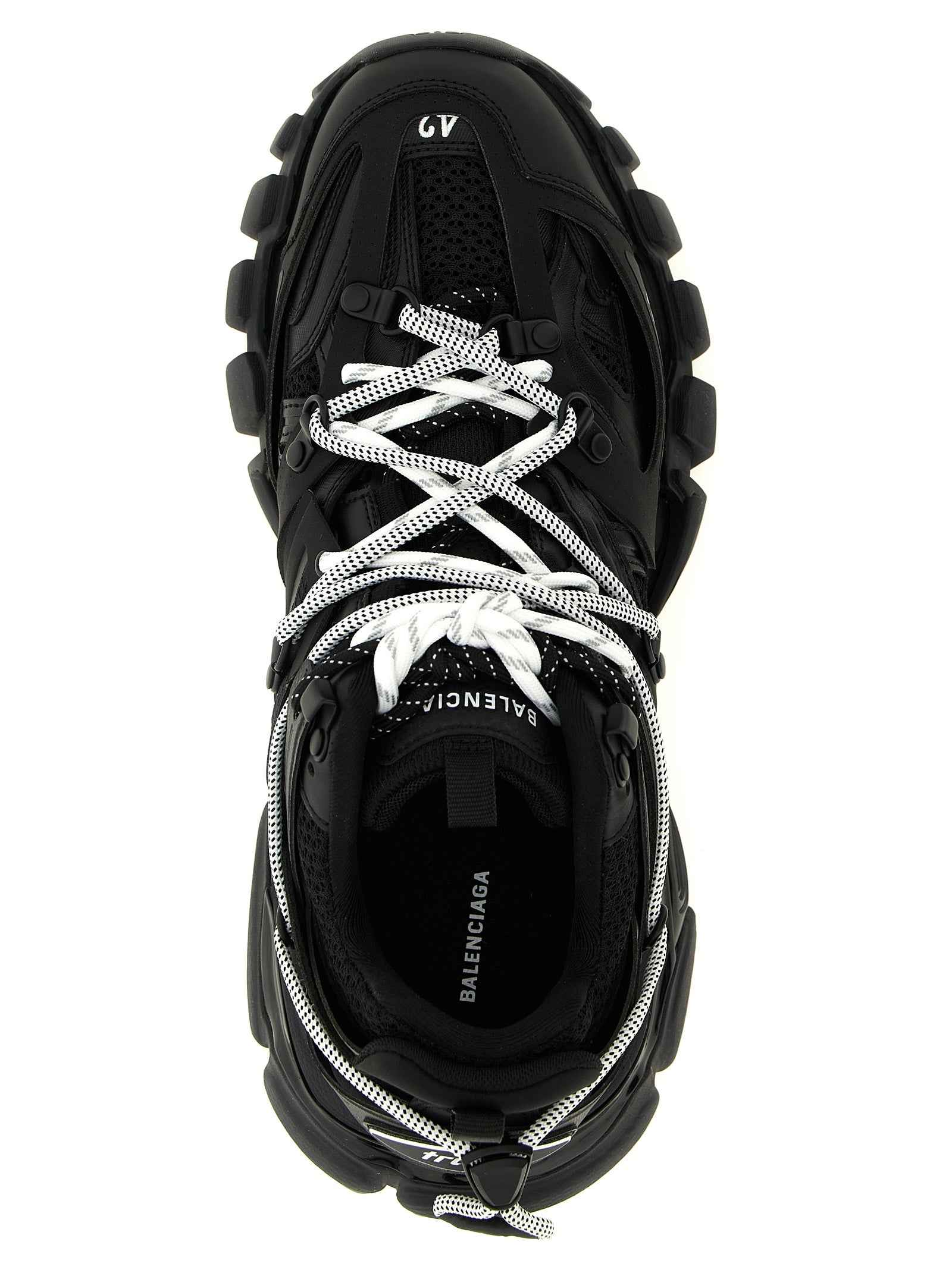 Balenciaga Black Polyethylene Athletic Sneakers