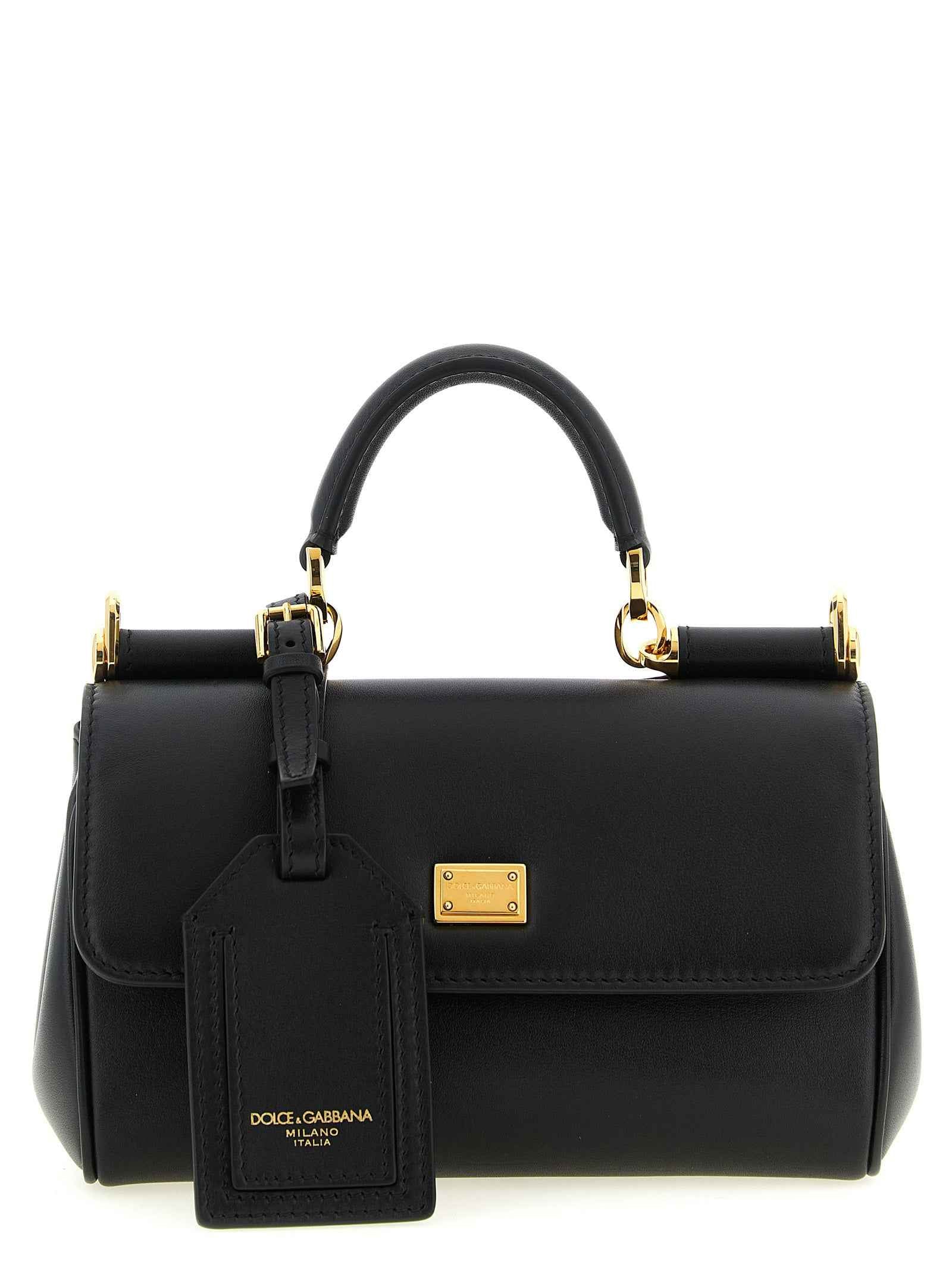 Dolce & Gabbana Black Calfskin Handbag