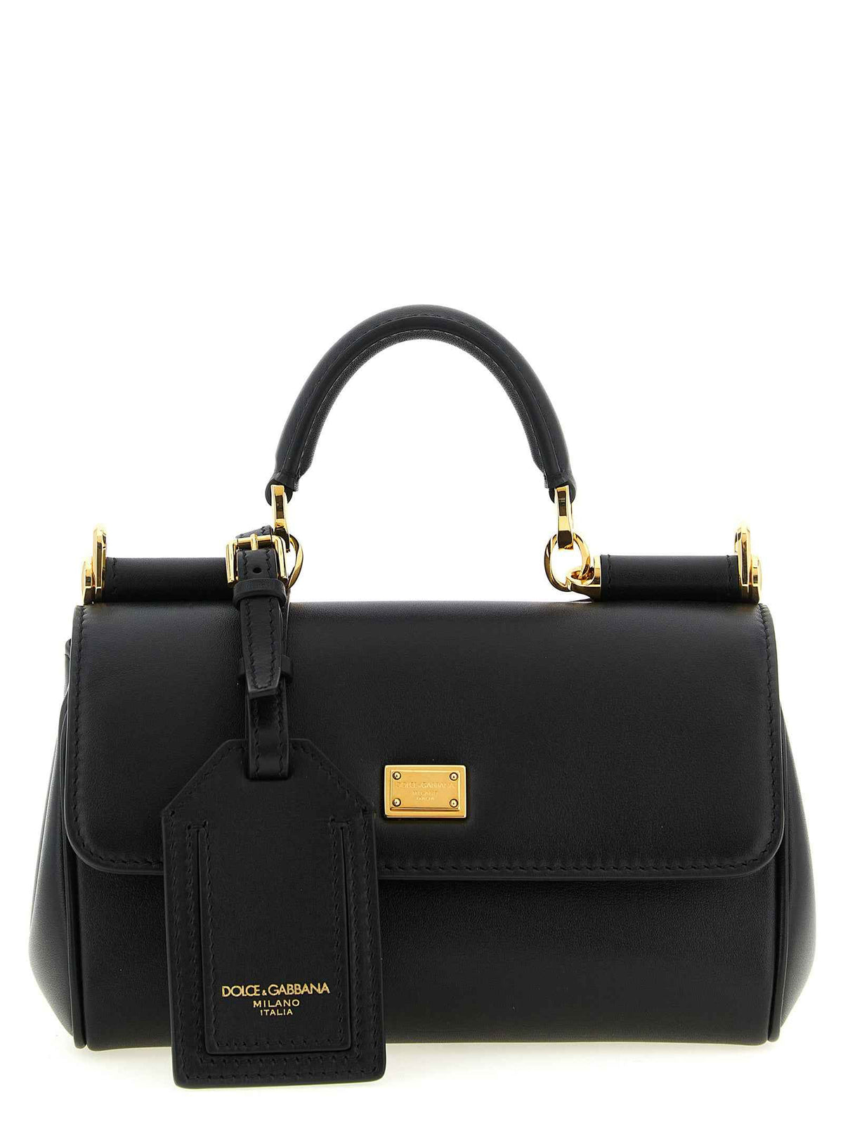 Dolce & Gabbana Black Calfskin Handbag