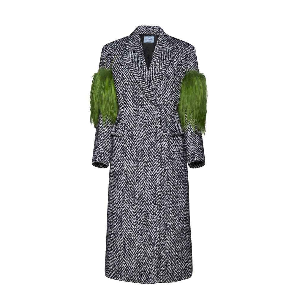 Prada Gray Wool Coat