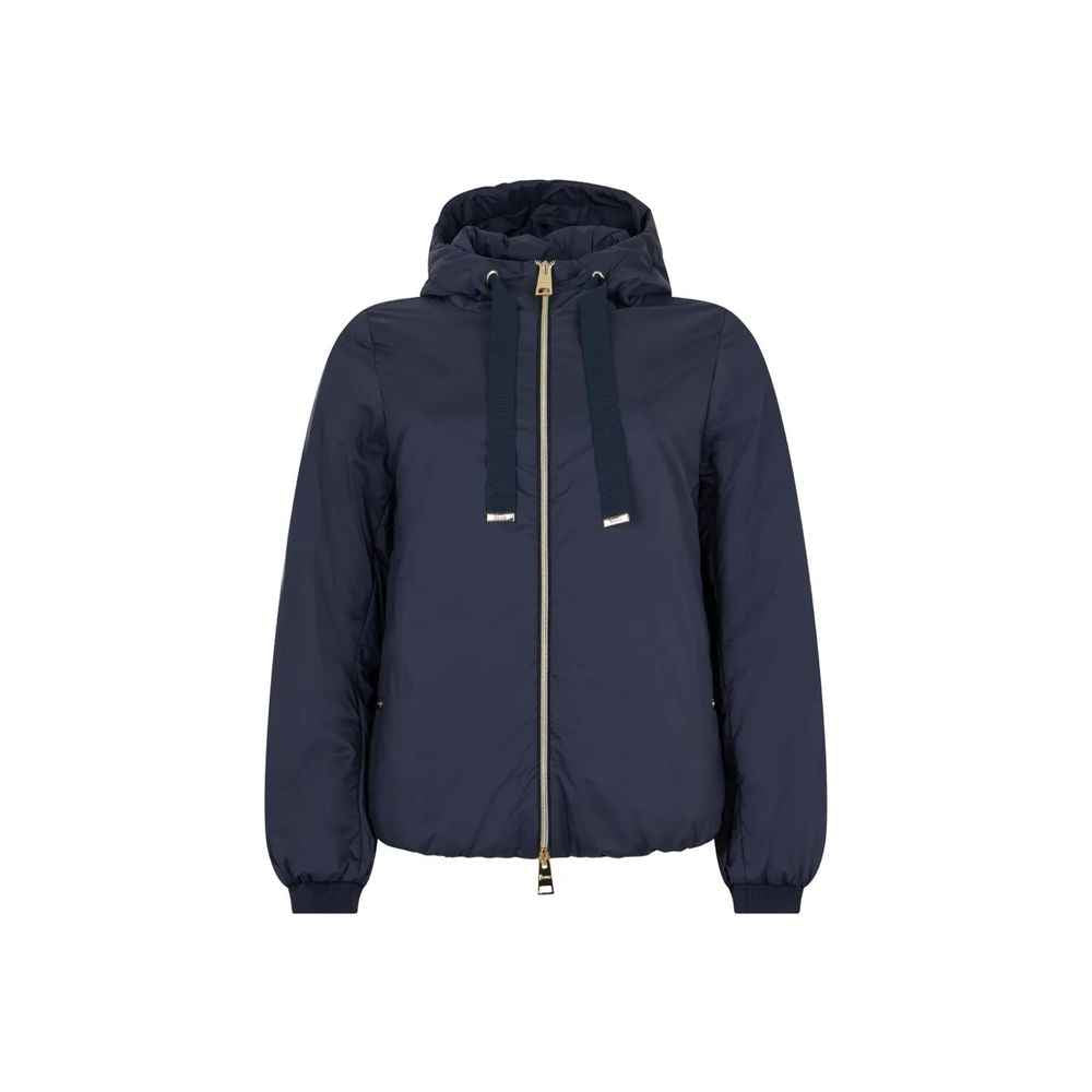 Herno Blue Polyamide Full-Length Jacket
