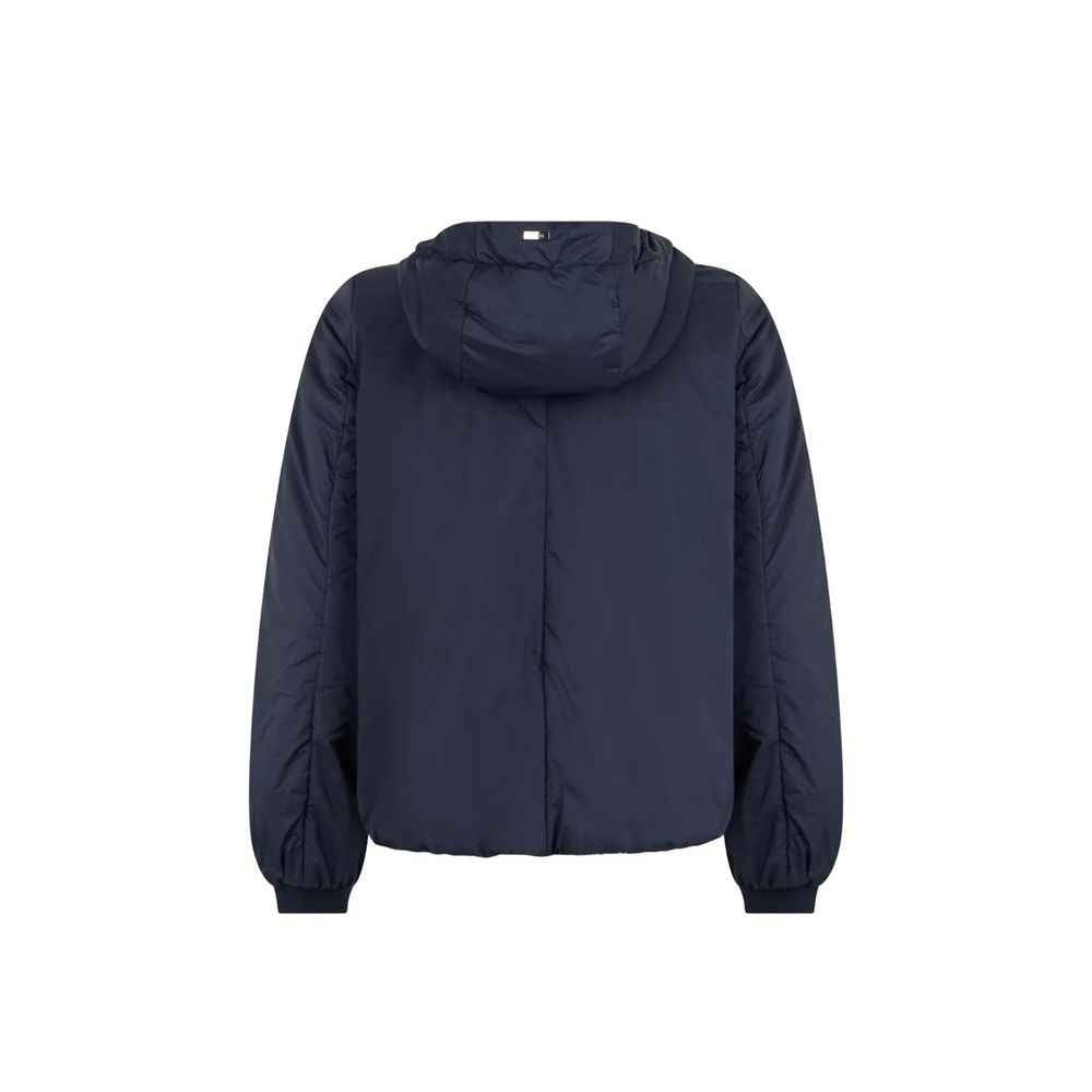 Herno Blue Polyamide Full-Length Jacket