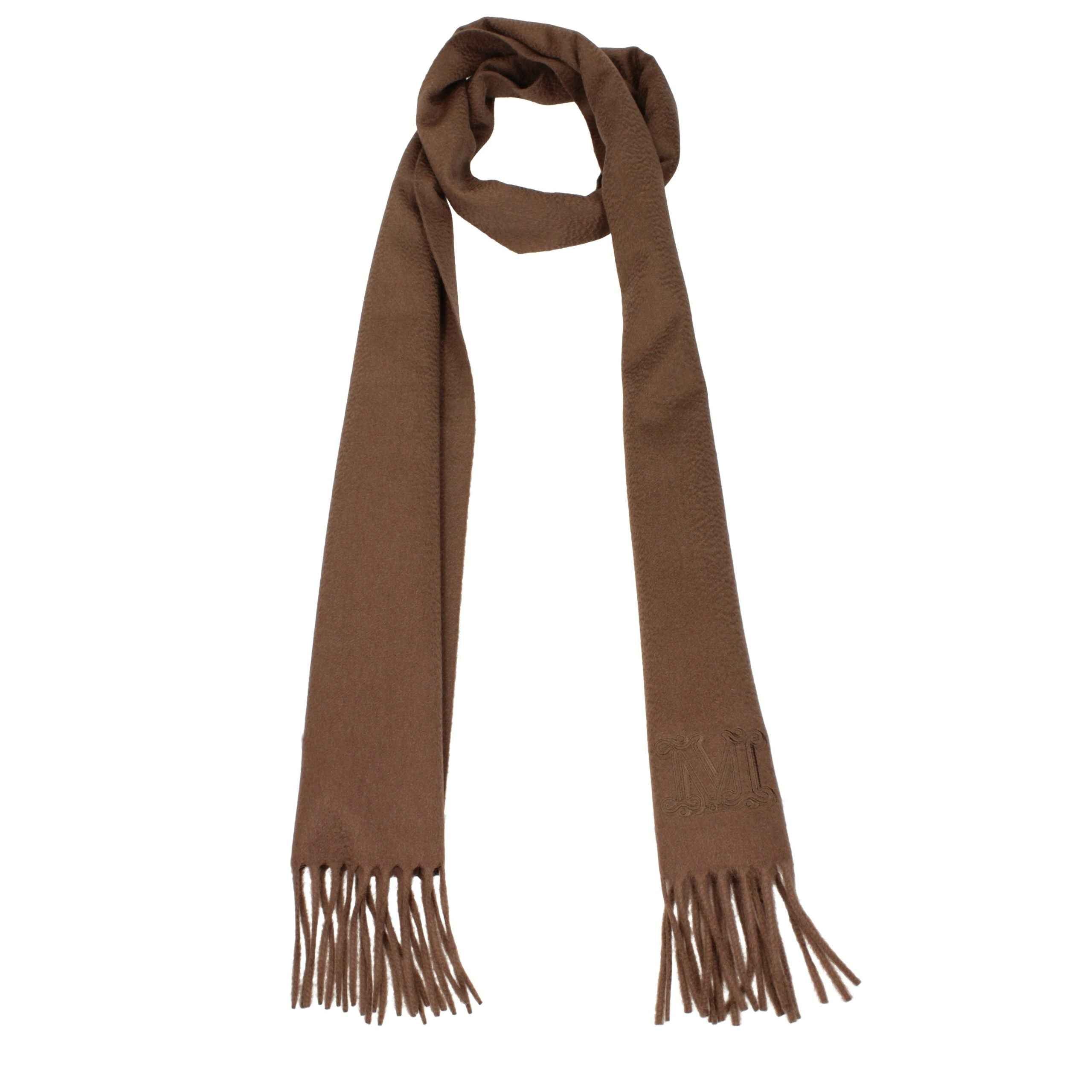 Max Mara Brown Cashmere Scarf
