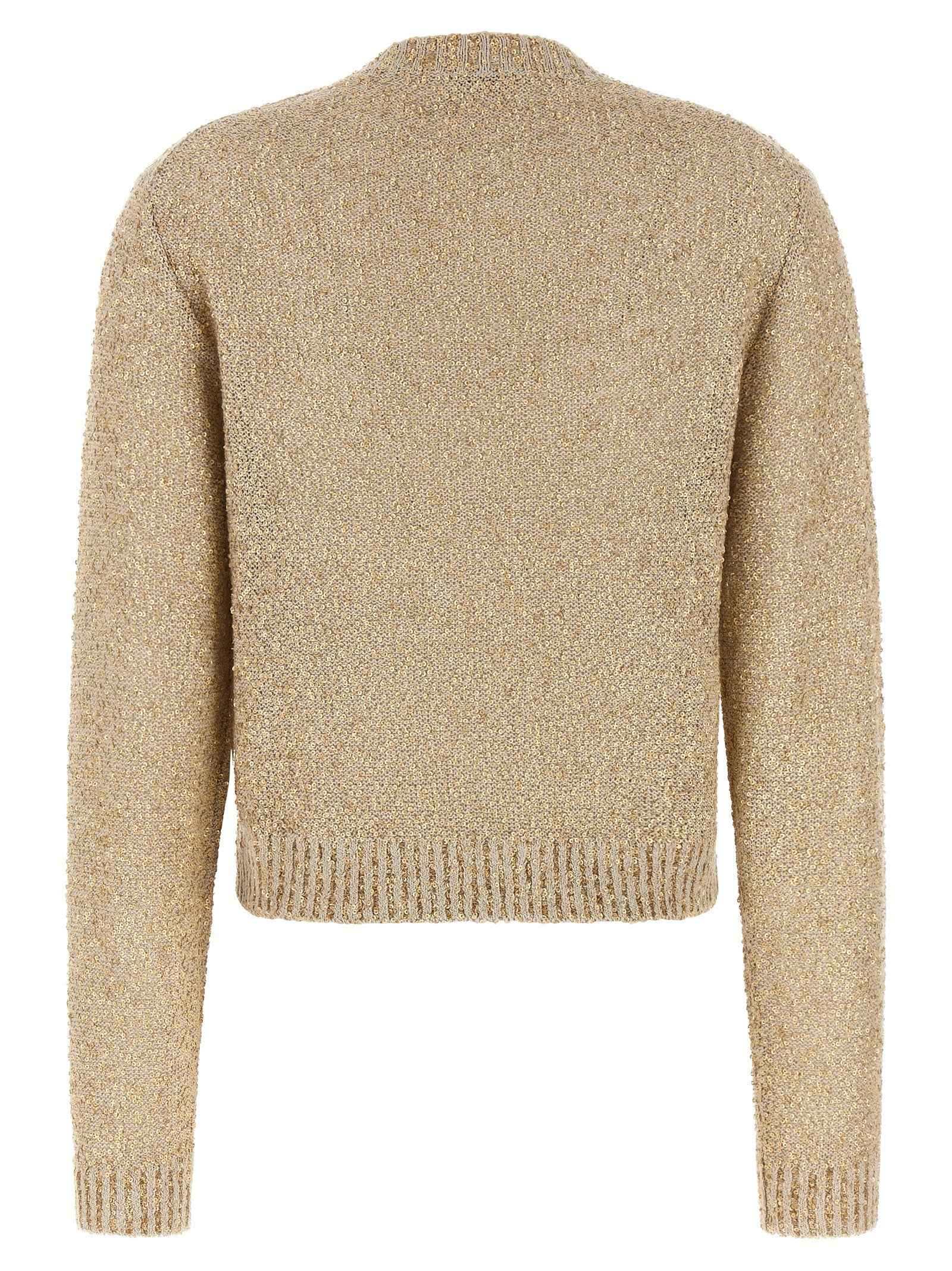 Brunello Cucinelli Gold Linen Cardigan