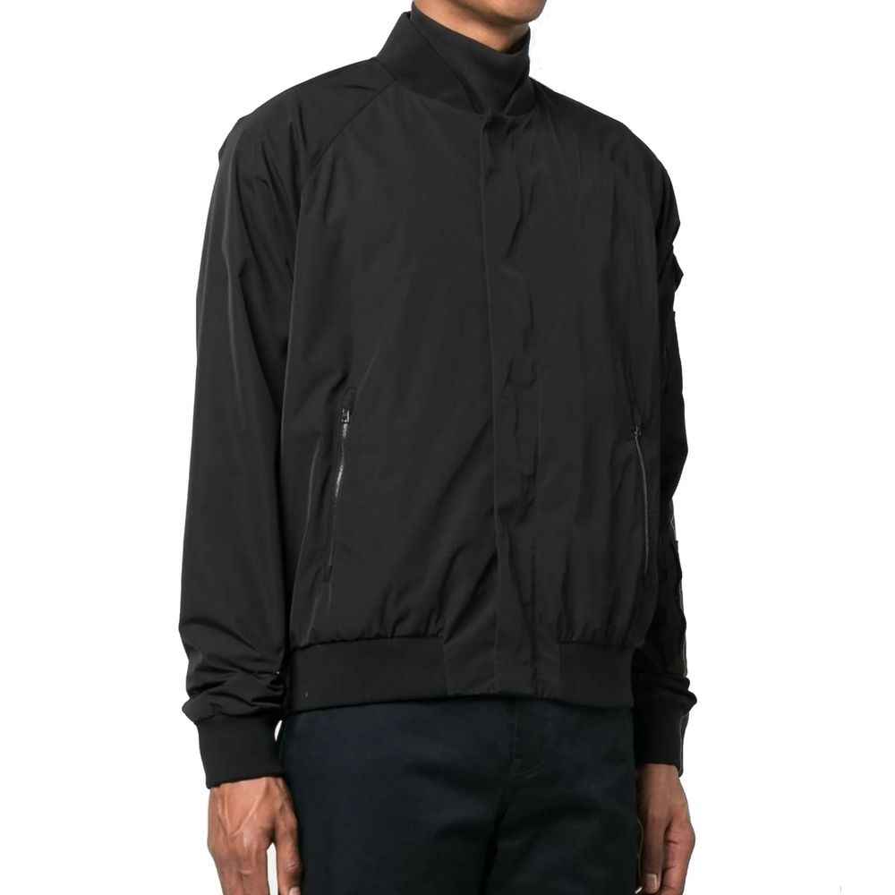 Herno Black Polyester Bomber
