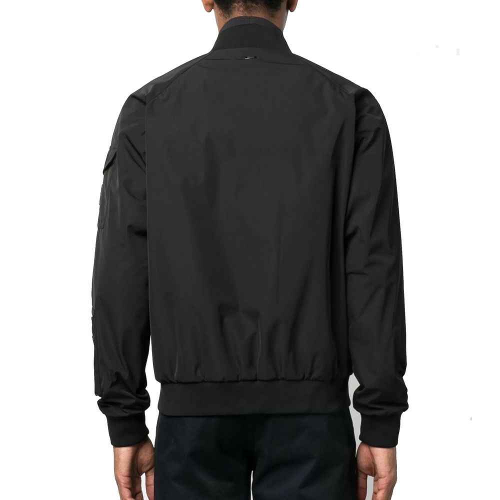 Herno Black Polyester Bomber