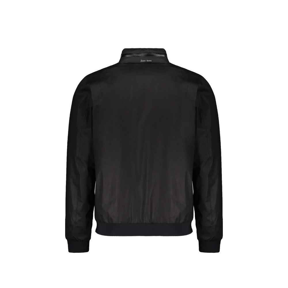 Herno Black Cotton Bomber