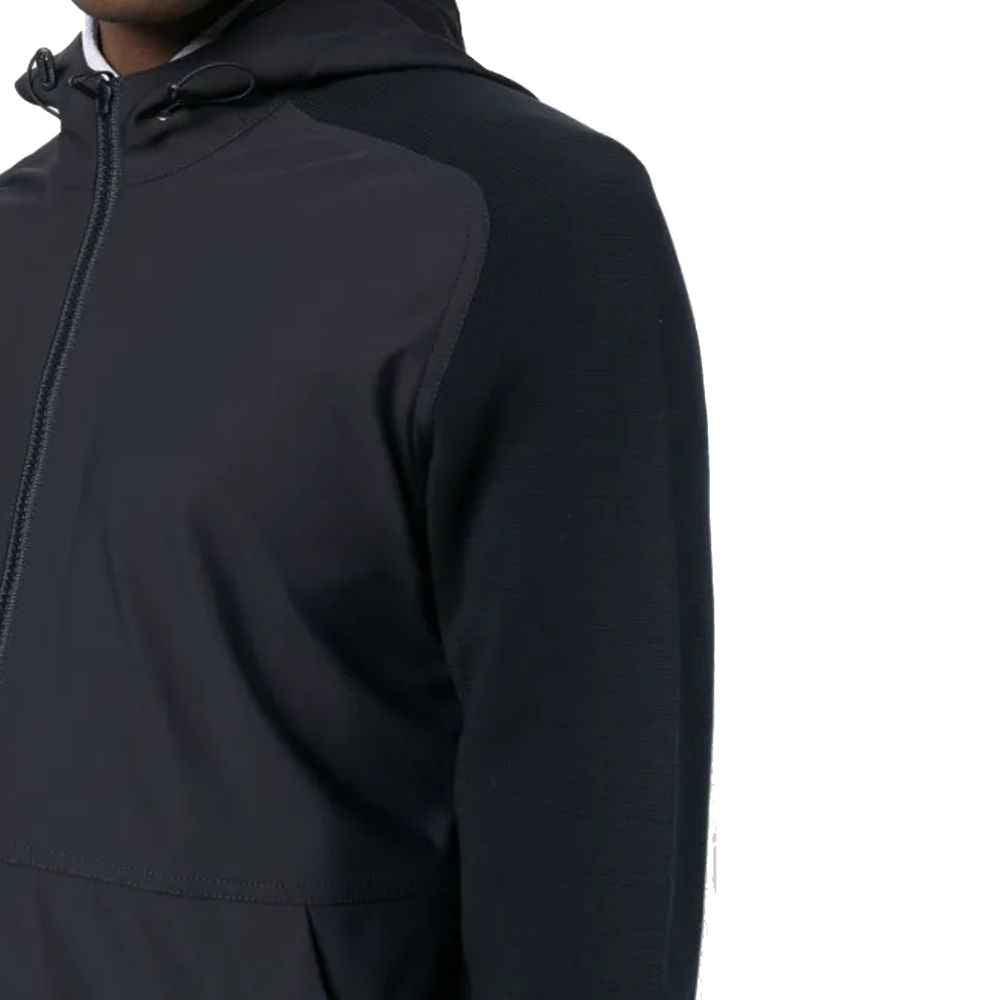 Herno Blue Cotton Shell Jacket