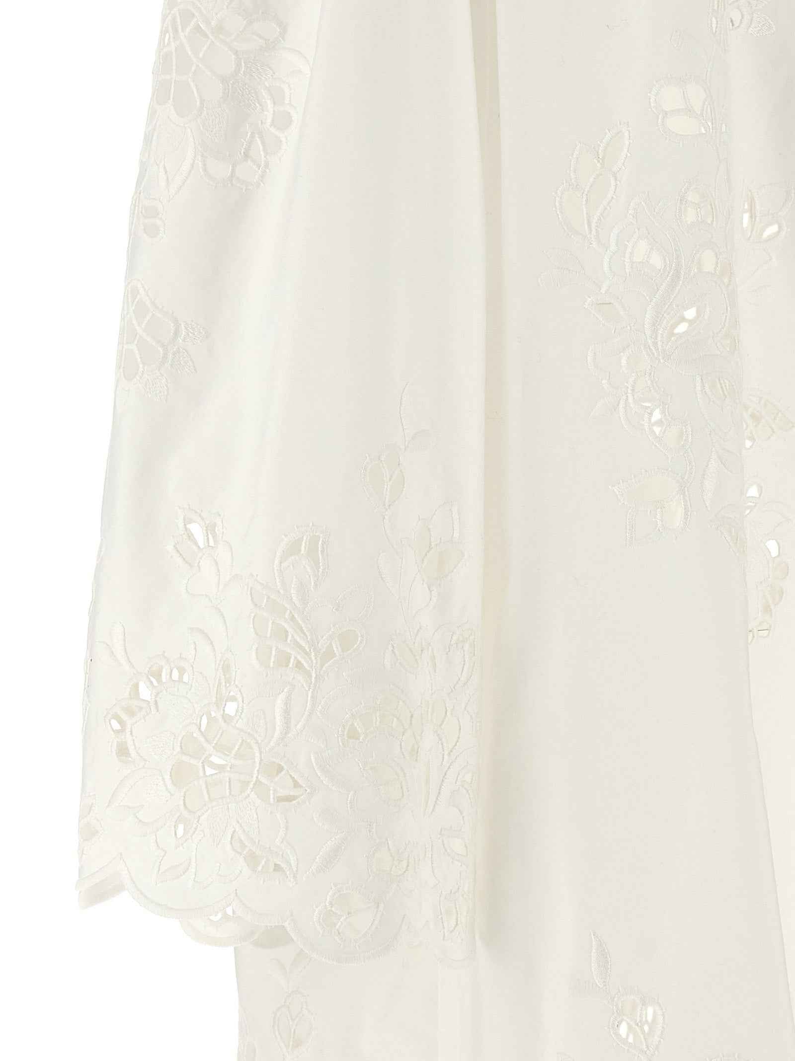 Dolce & Gabbana White Cotton Short Dress