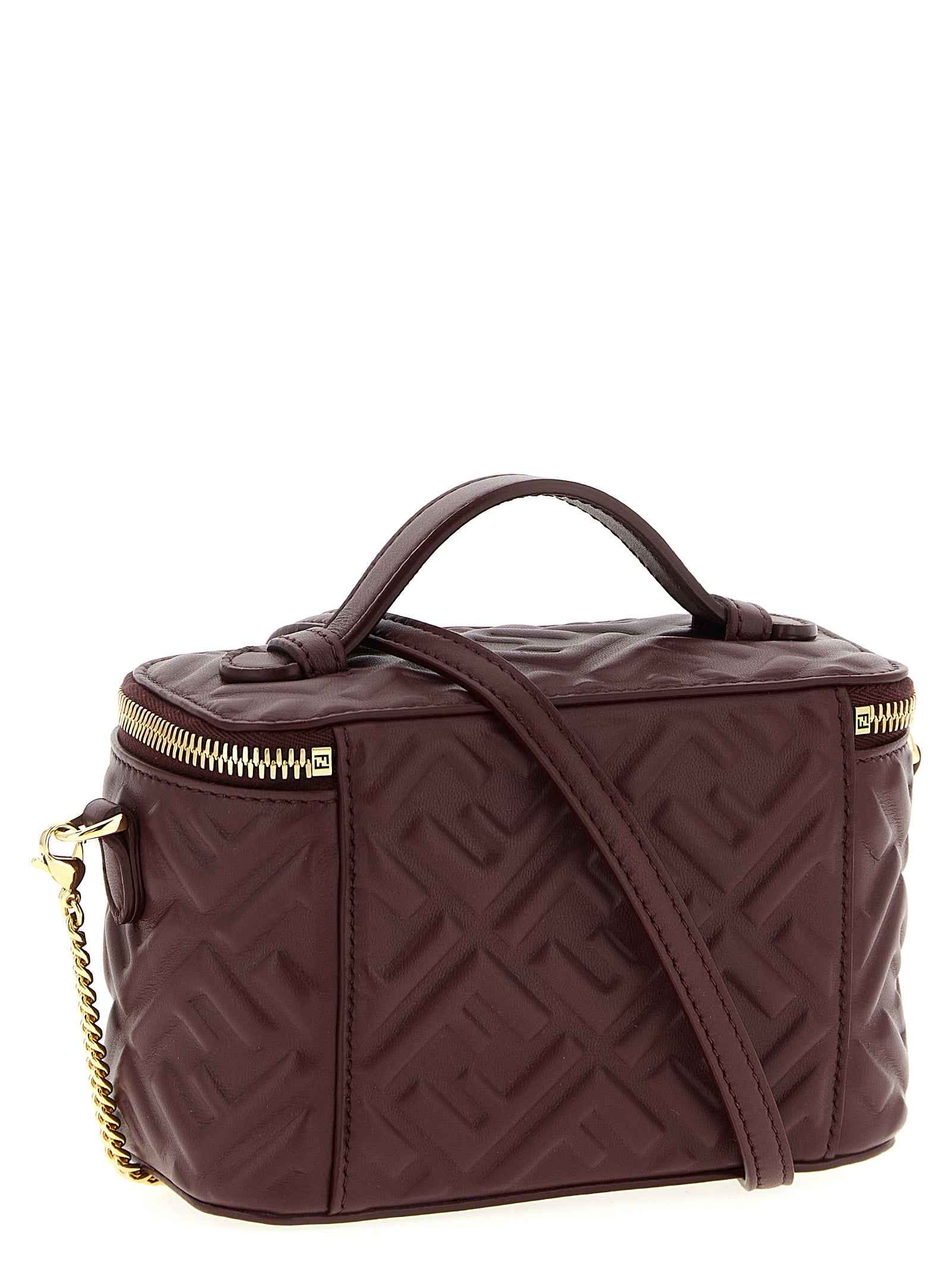 Fendi Multicolor Lamb Leather Handbag