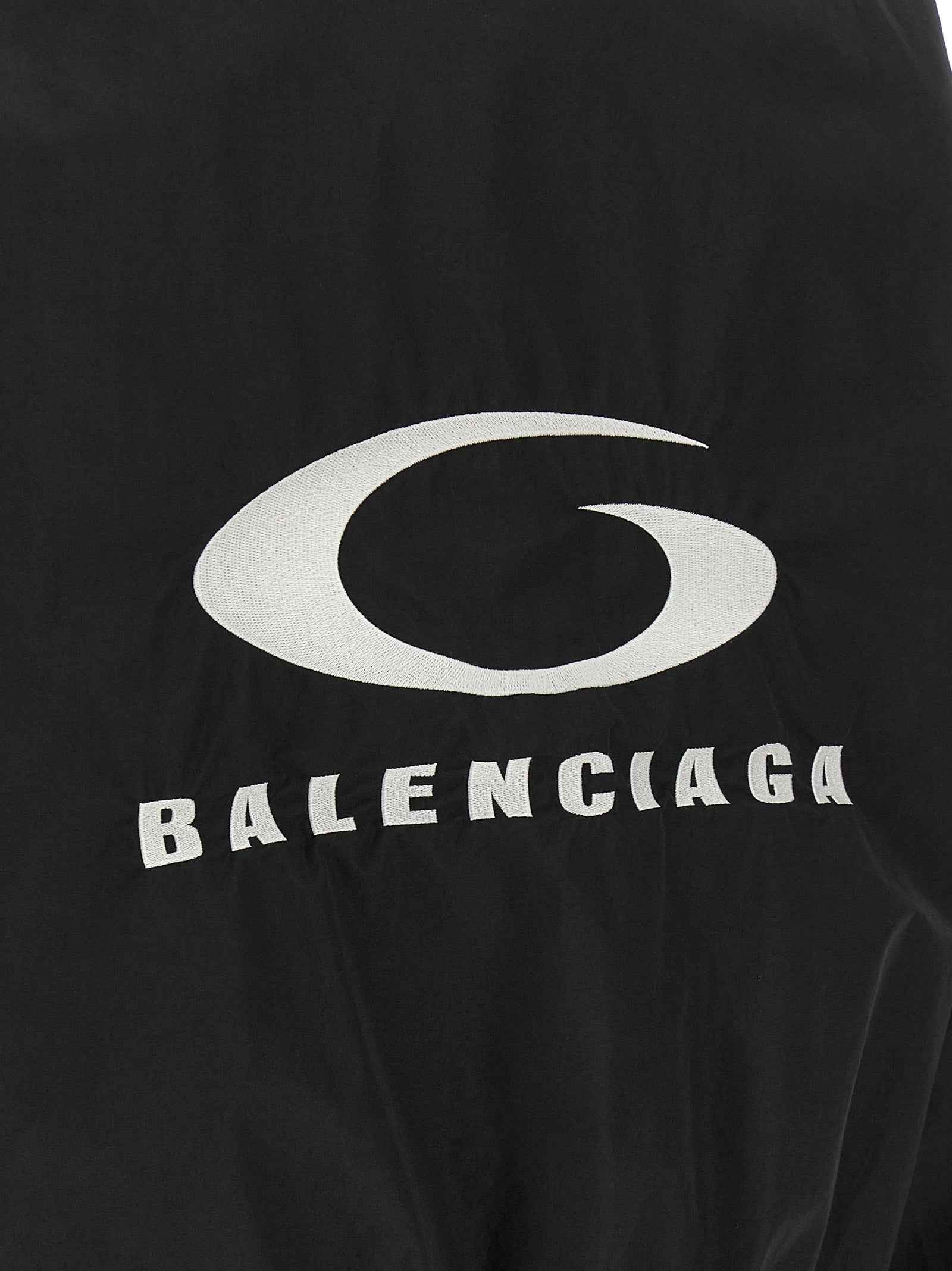 Balenciaga Black Cotton Bomber