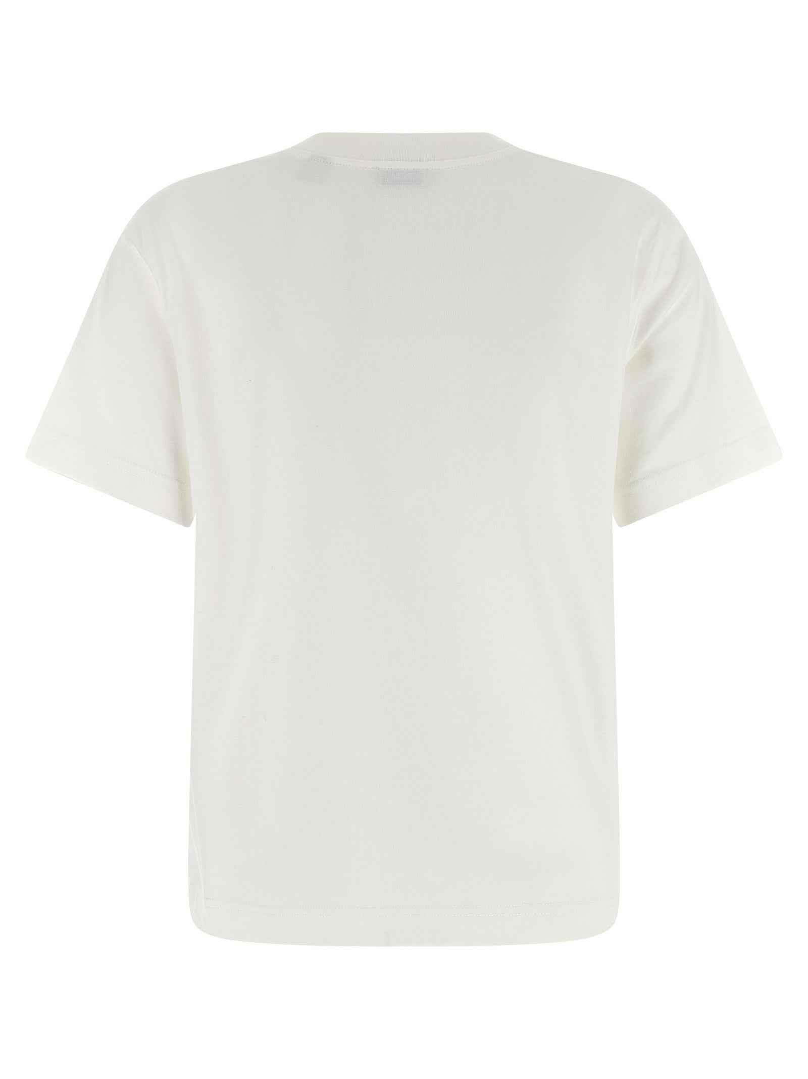Burberry White Cotton T-Shirt