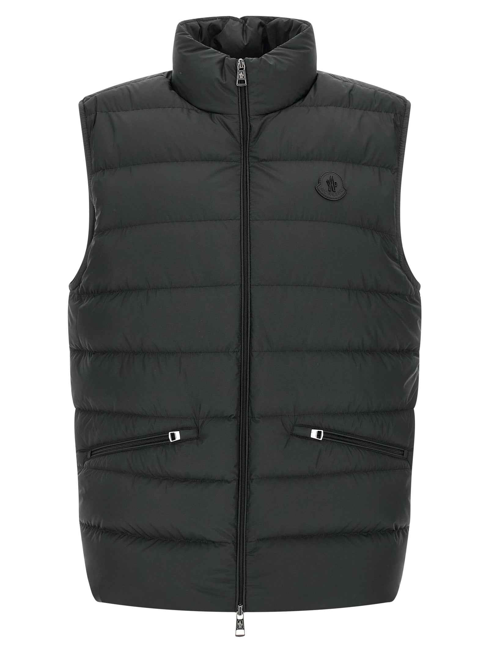 Moncler Black Polyester Sleeveless Jacket
