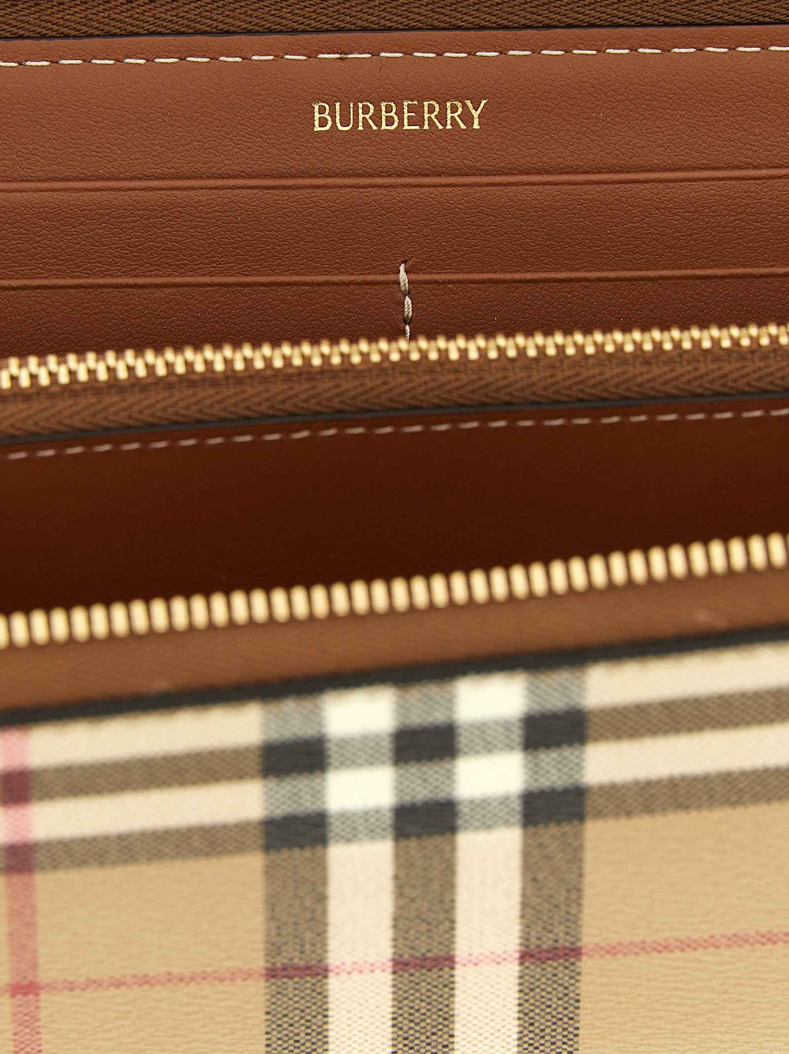 Burberry Beige Polyethylene Cardholder