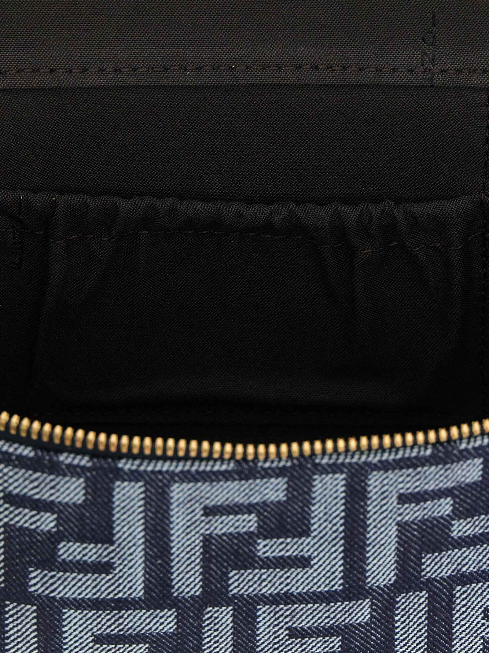 Fendi Blue Cotton Handbag