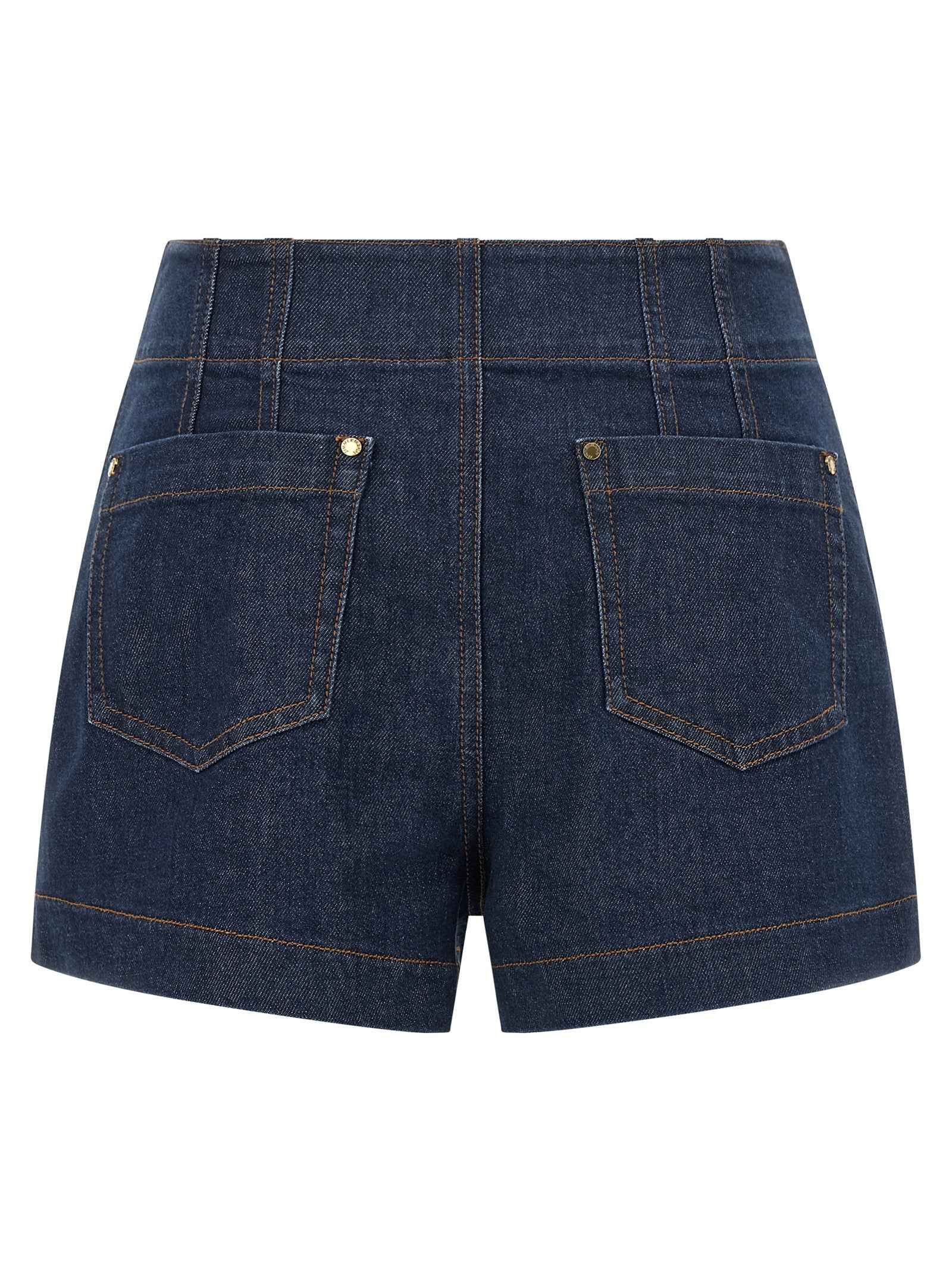 Zimmermann Blue Cotton Bermuda Shorts