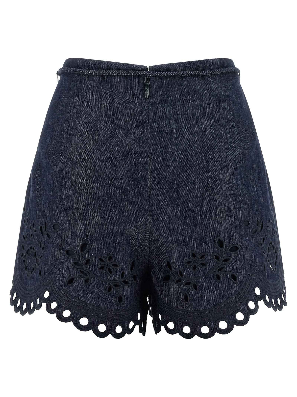 Zimmermann Blue Cotton Bermuda Shorts