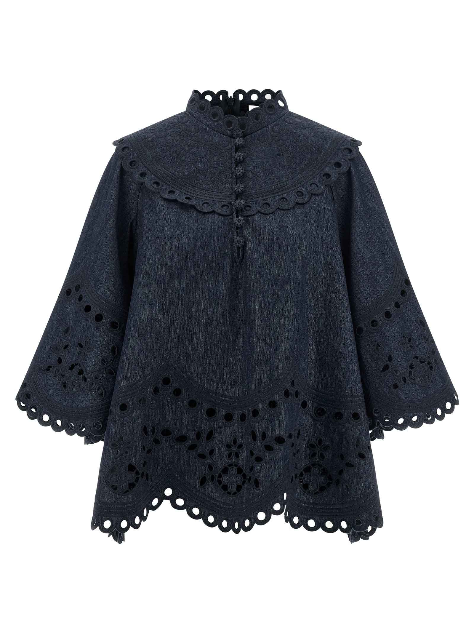 Zimmermann Blue Cotton Blouse