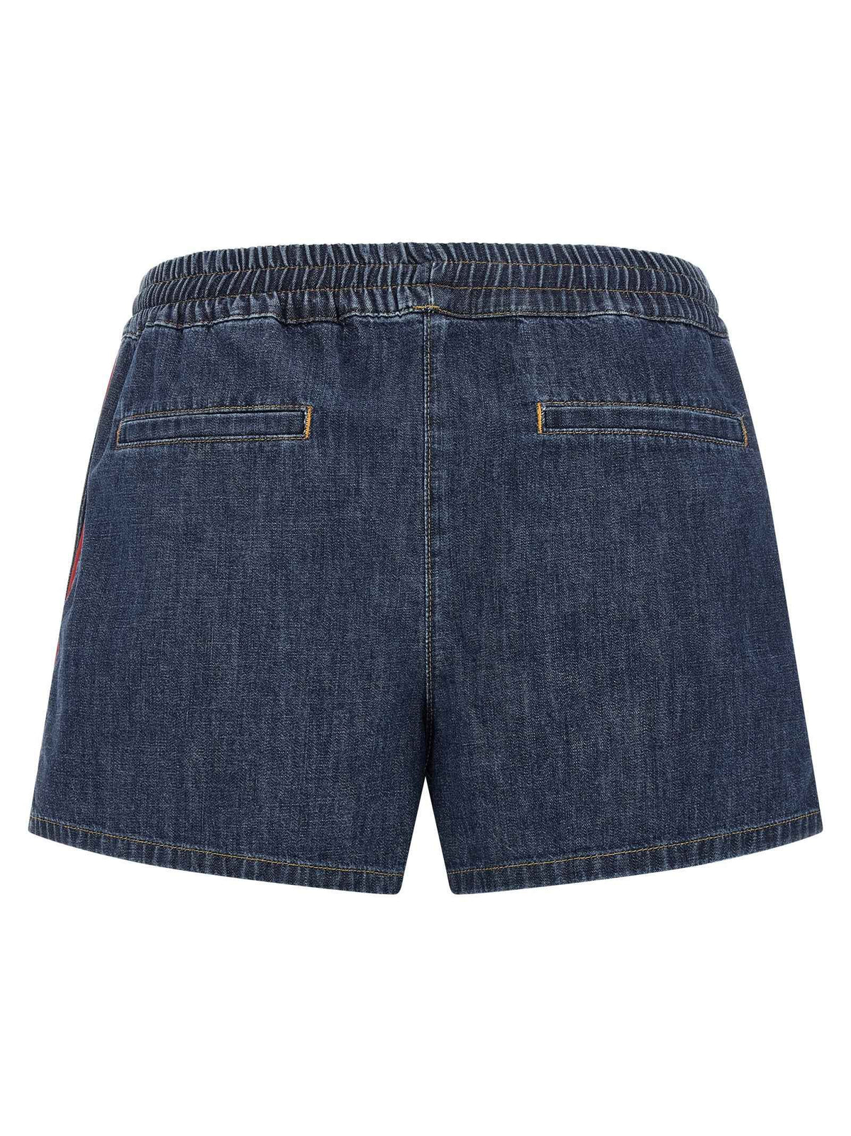 Valentino Garavani Blue Cotton Bermuda Shorts