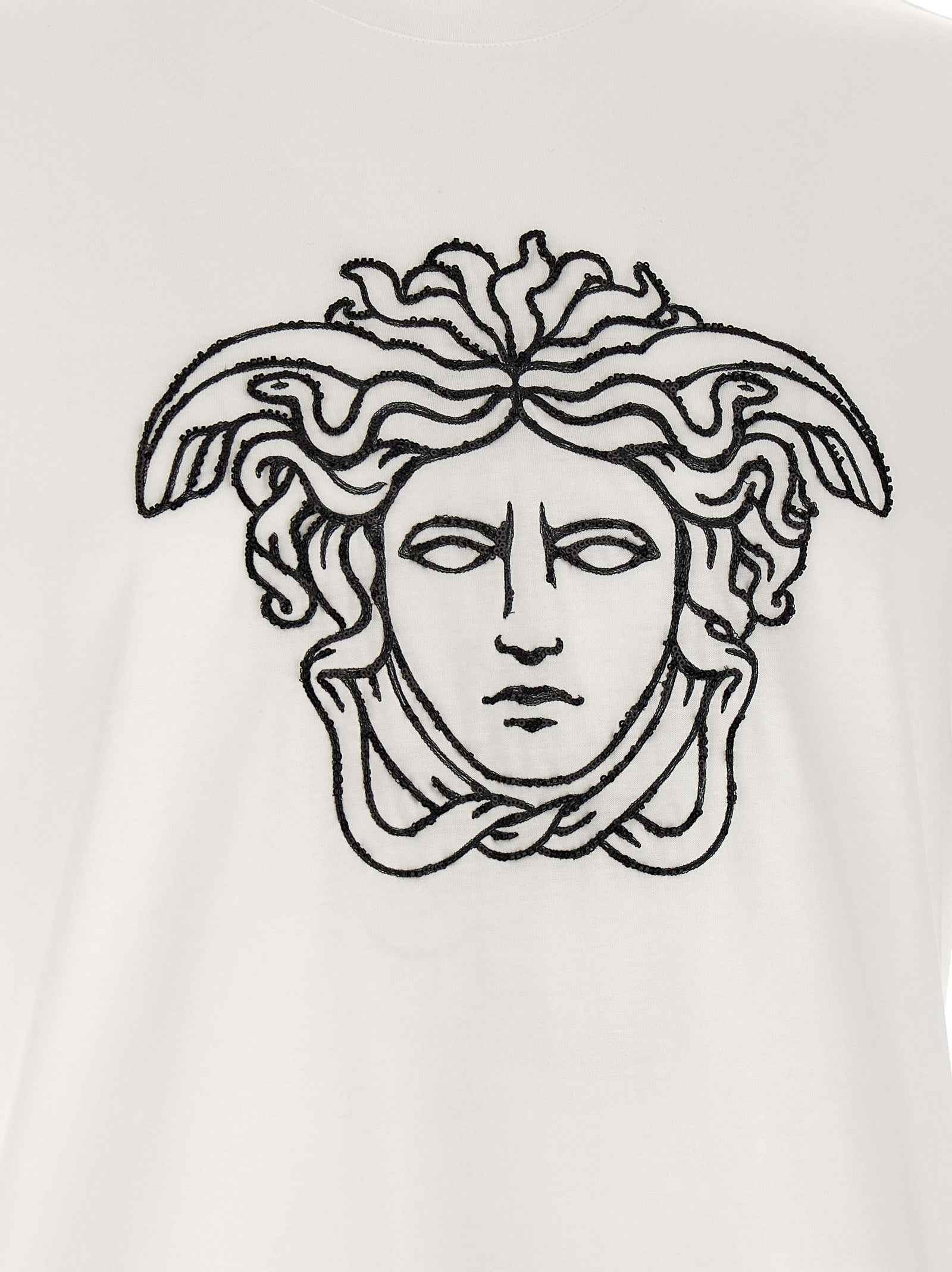 Versace Bicolor Cotton T-Shirt