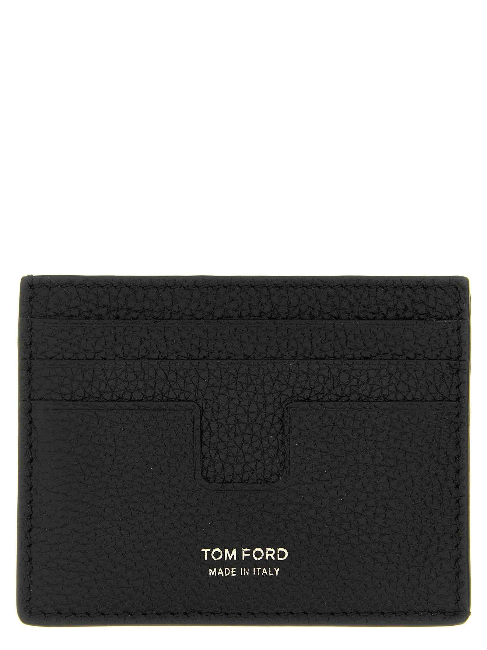 Tom Ford Black Calfskin Cardholder