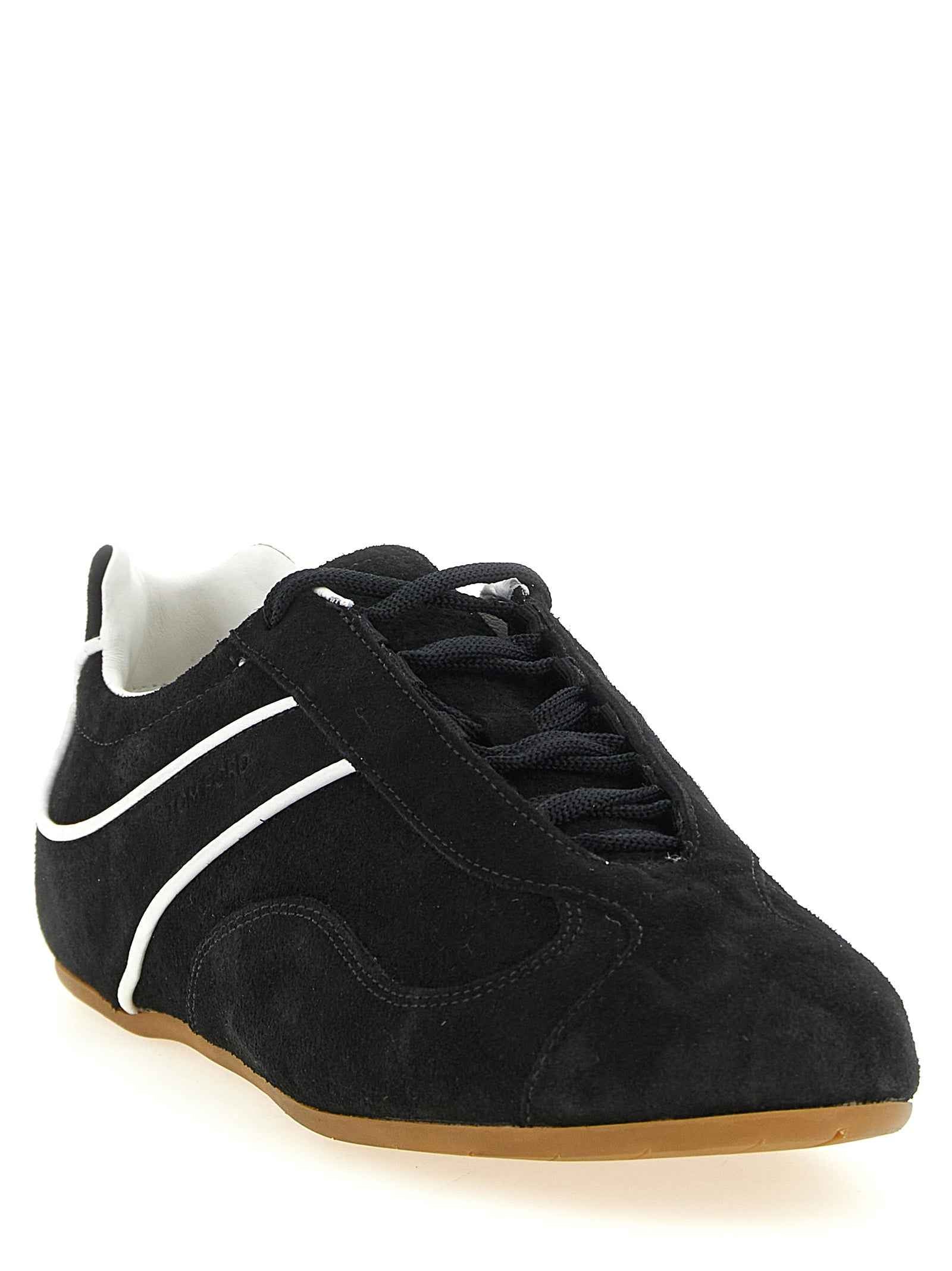 Tom Ford Bicolor Calfskin Sneakers