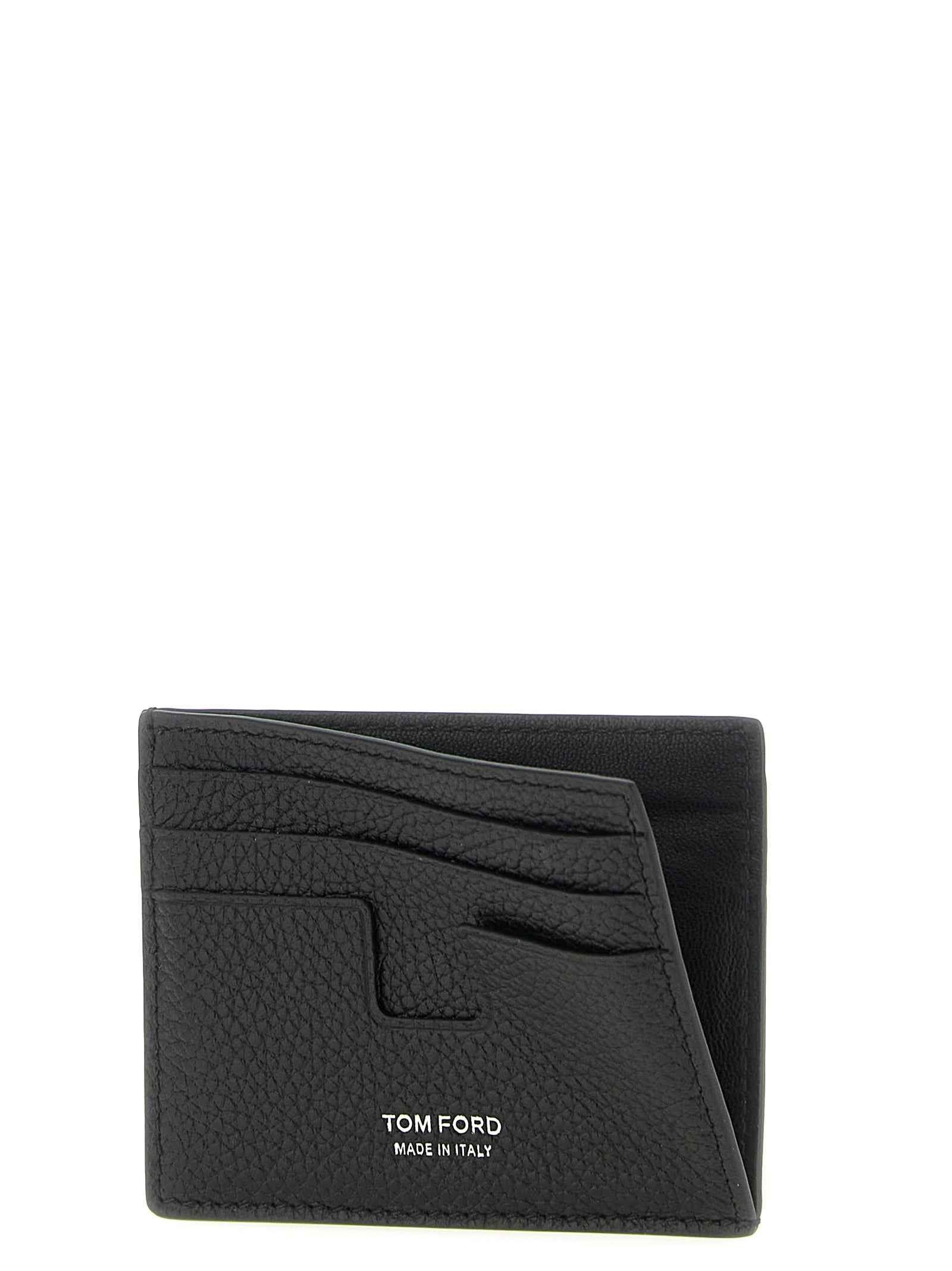 Tom Ford Black Calfskin Cardholder