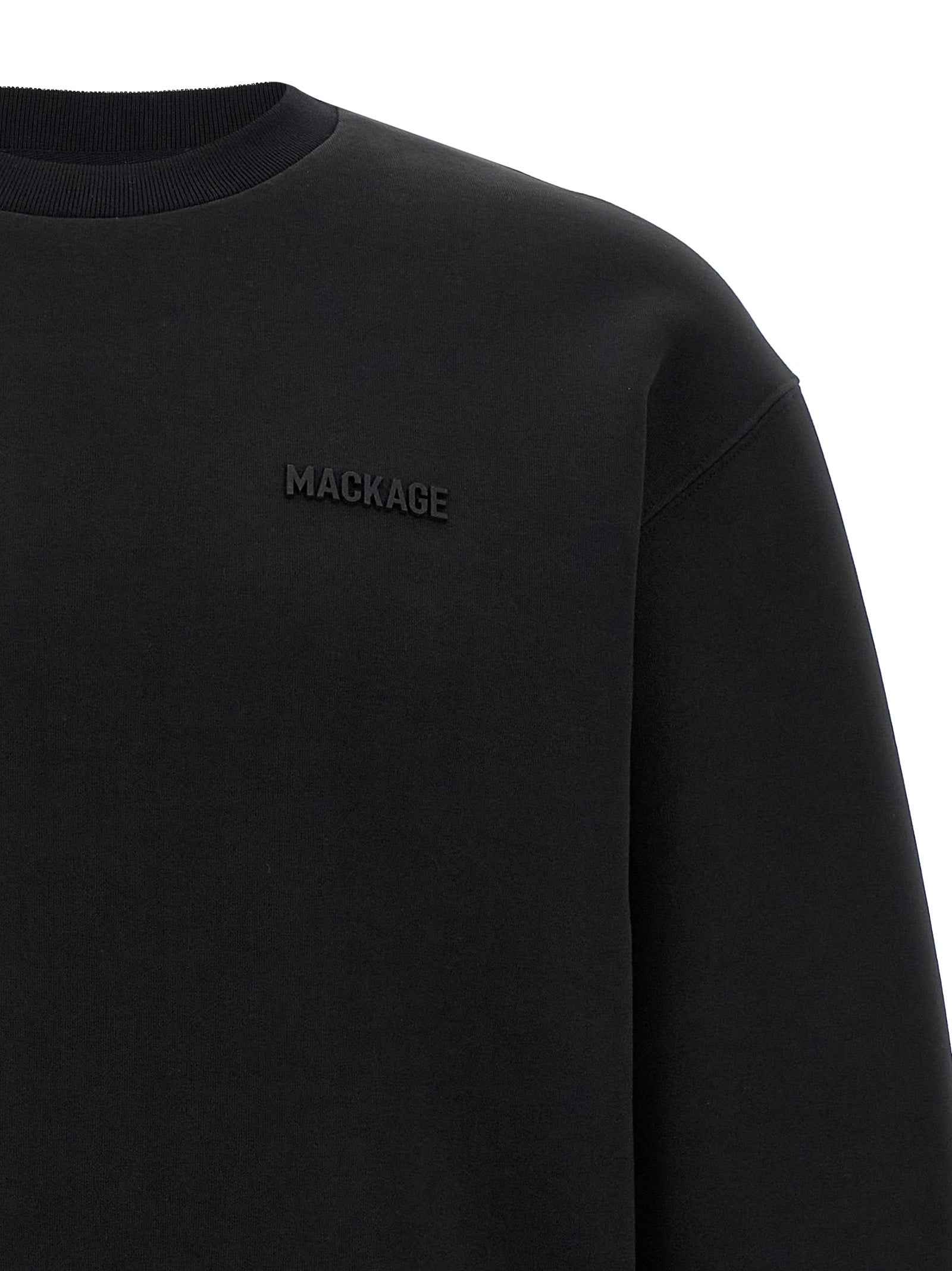 Mackage Black Cotton Sweatshirt