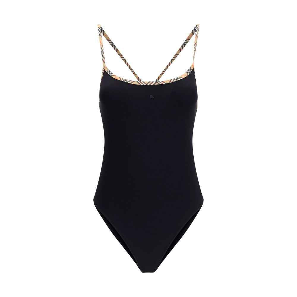 Burberry Black Polyamide One-Piece Swimsuit