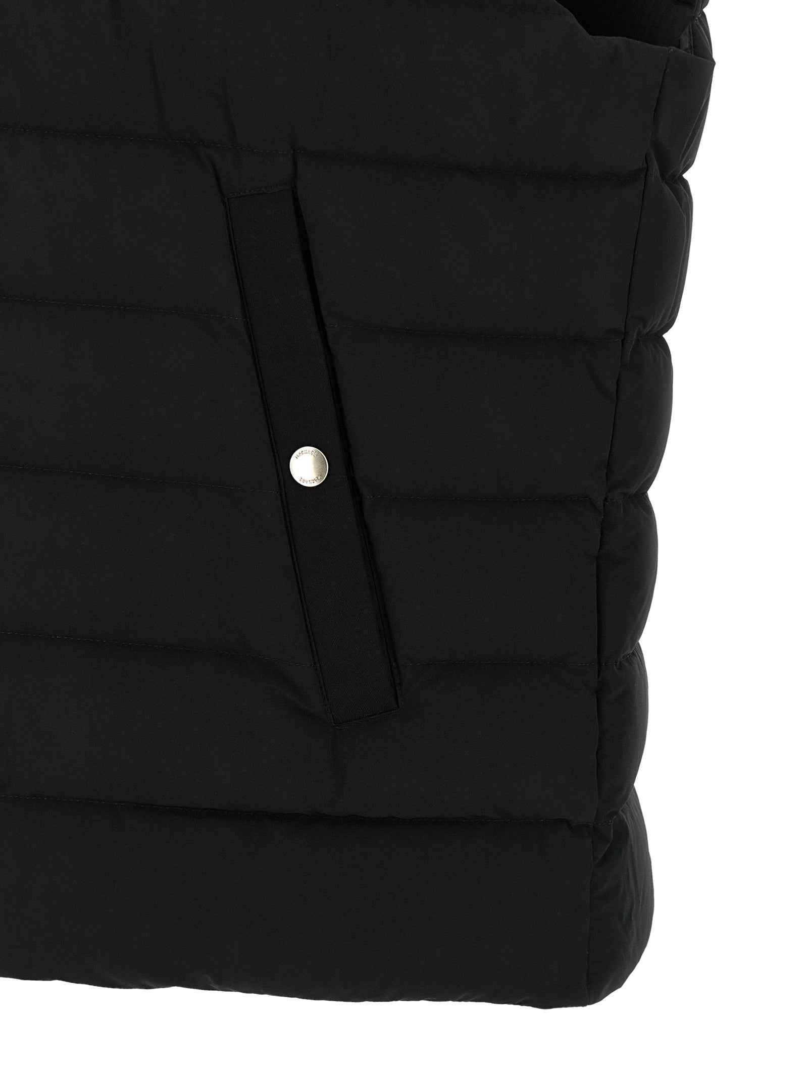 Mackage Black Nylon Sleeveless Jacket