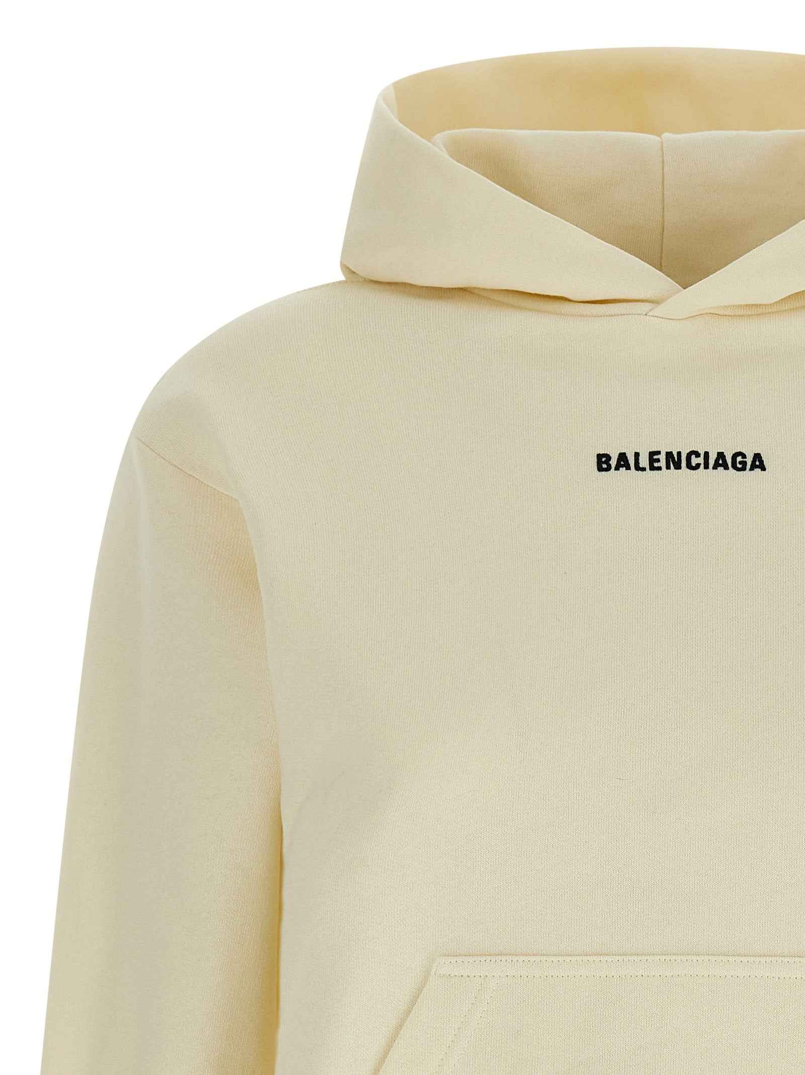 Balenciaga Beige Cotton Sweatshirt
