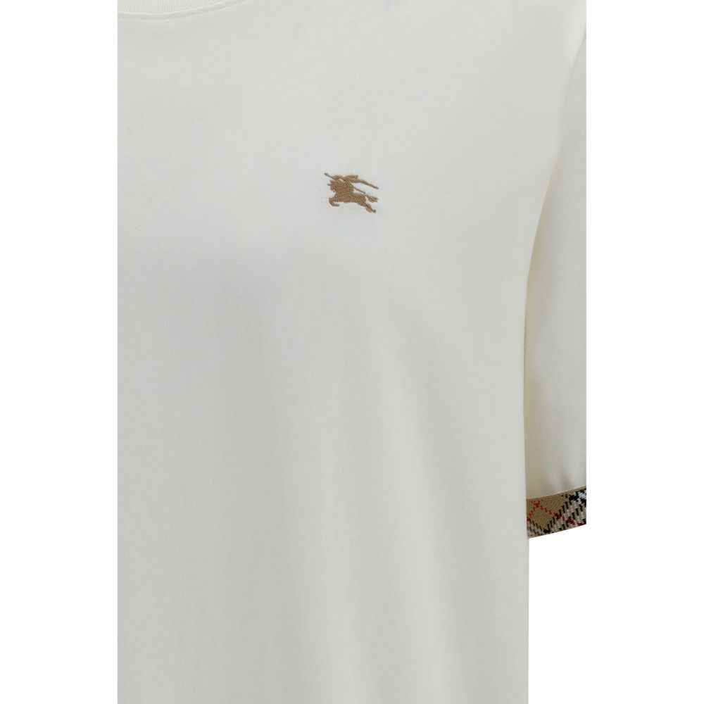 Burberry White Cotton T-Shirt