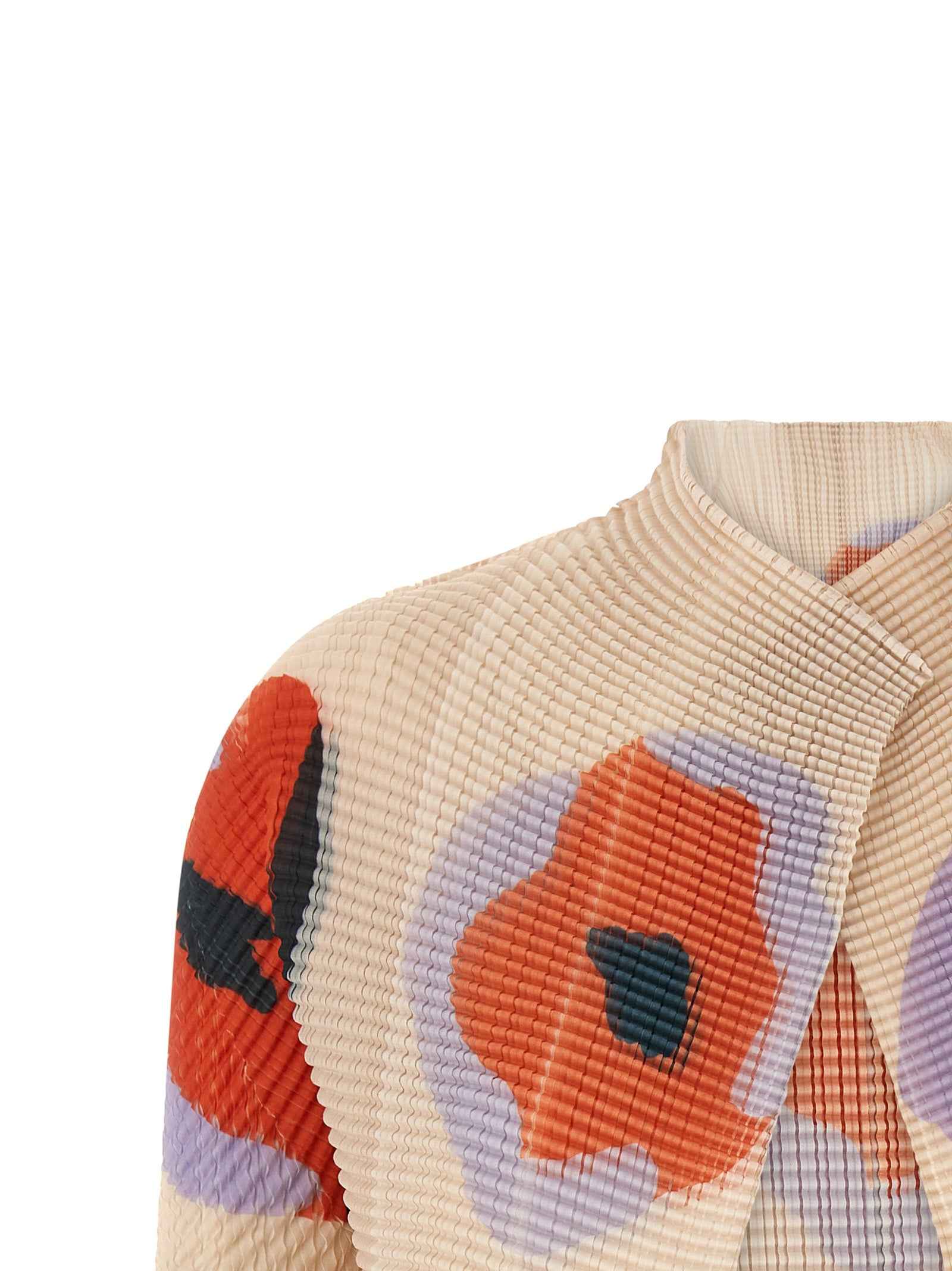 Issey Miyake Beige Polyester Cardigan