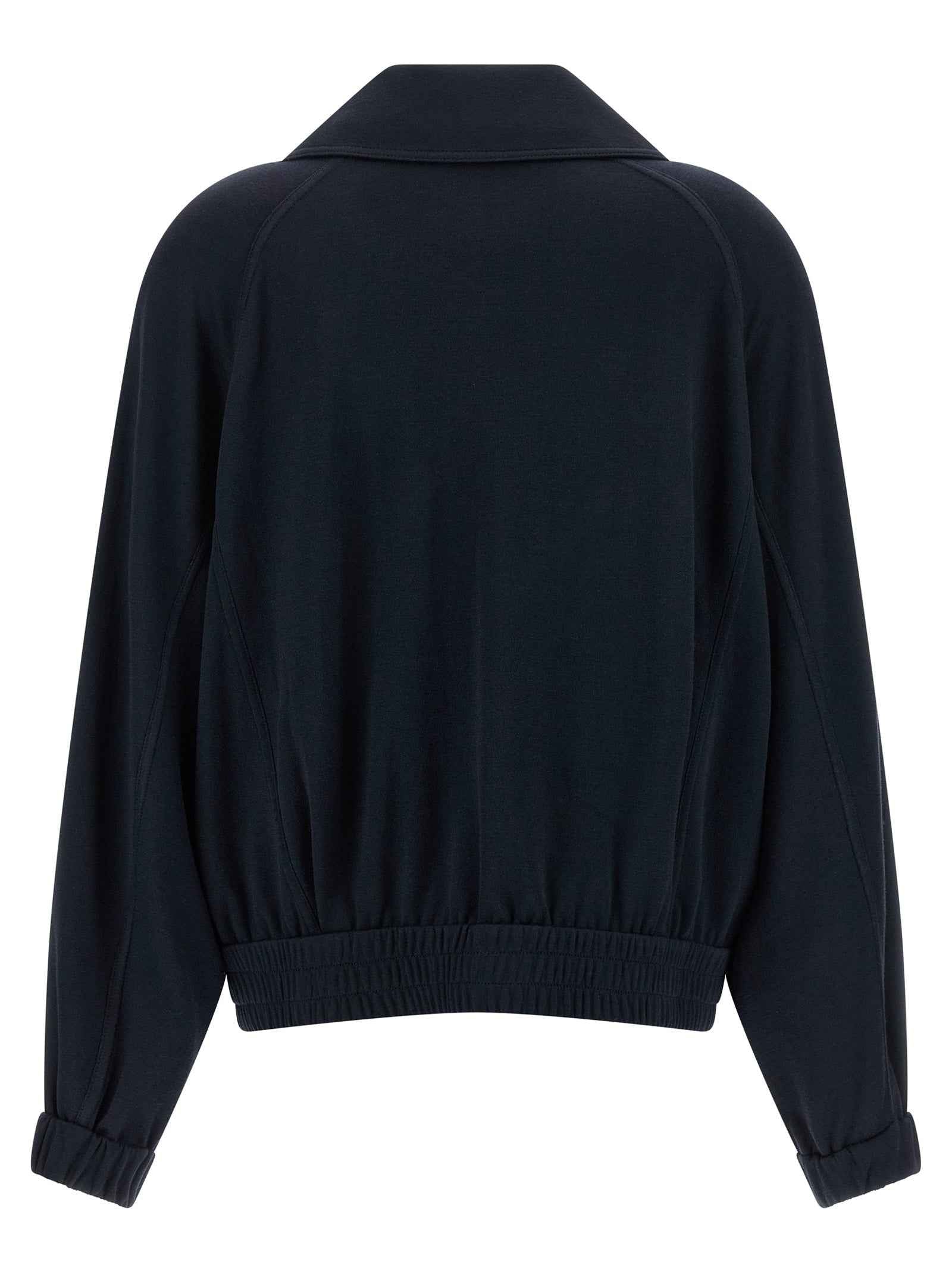 Brunello Cucinelli Blue Cotton Bomber