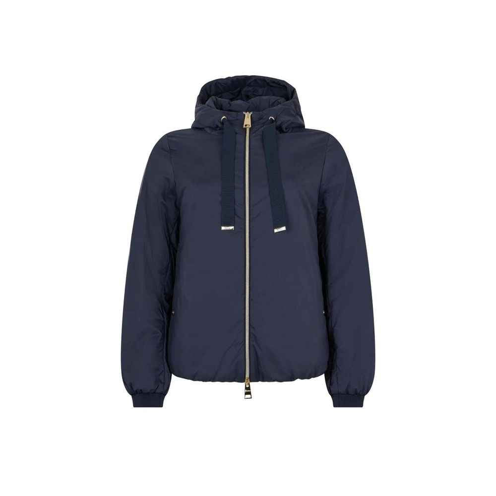 Herno Blue Polyamide Full-Length Jacket