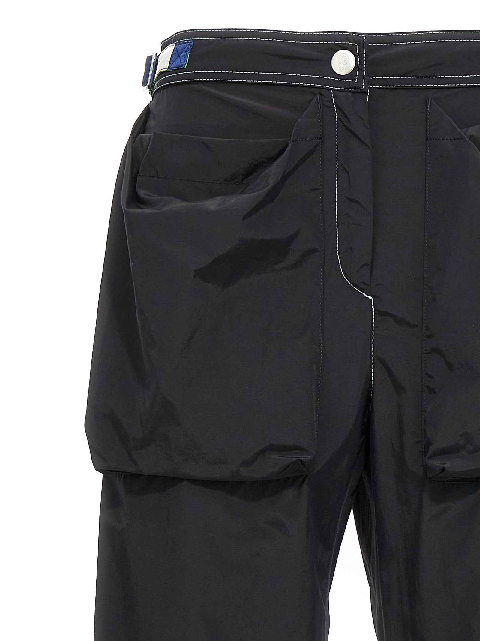 Emilio Pucci Black Polyamide Casual Pants