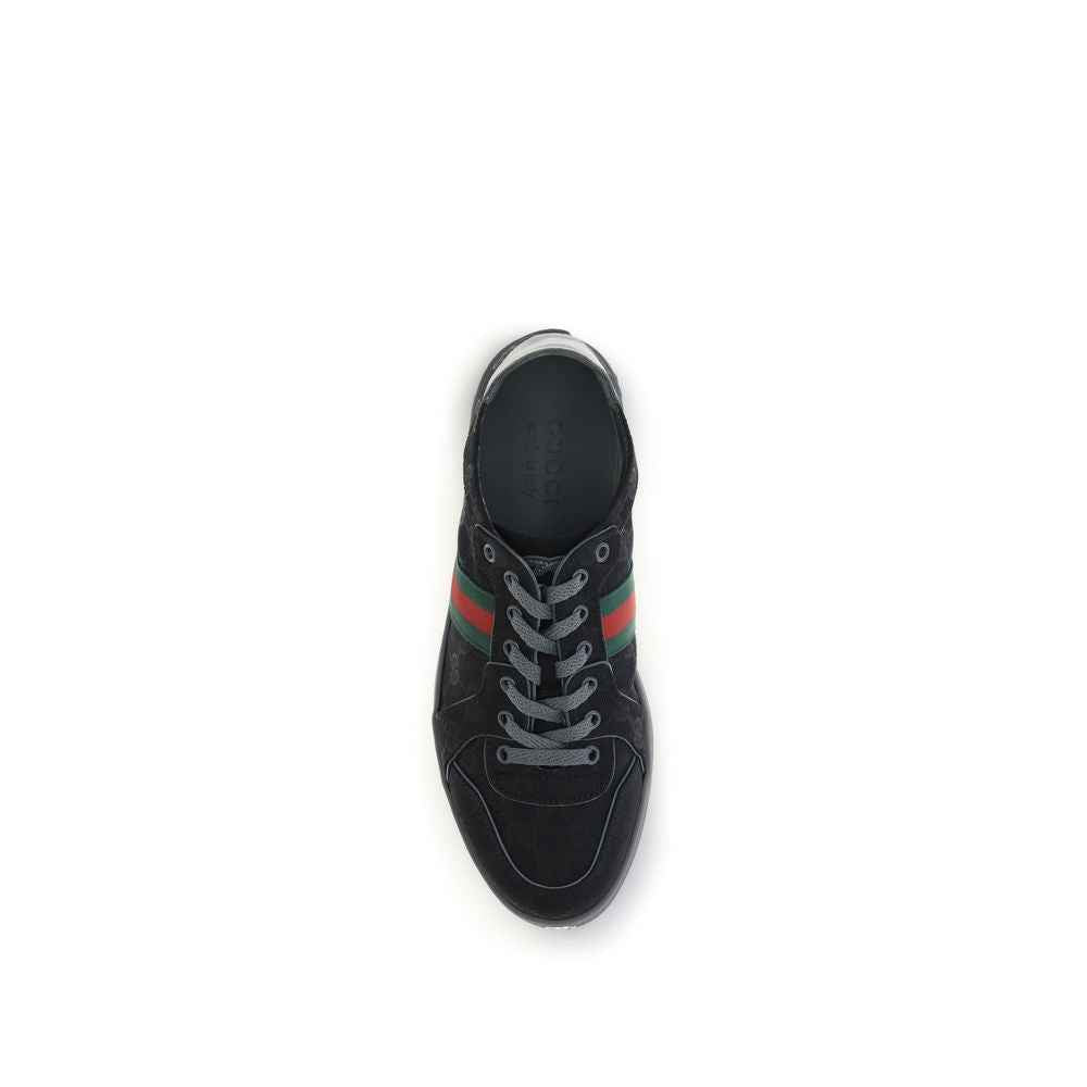 Gucci Black Fabric Athletic Sneakers