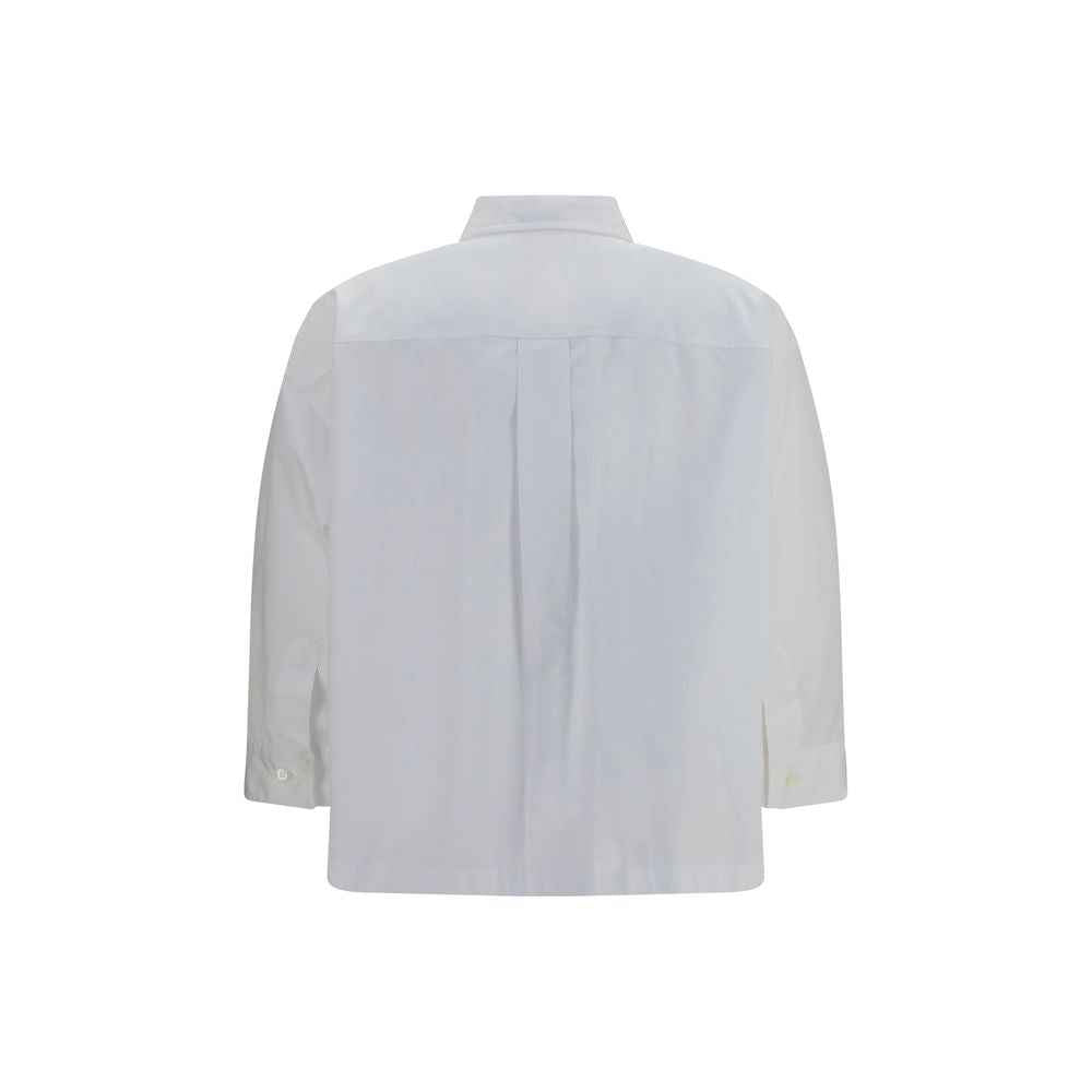 Brunello Cucinelli White Cotton Dress Shirt