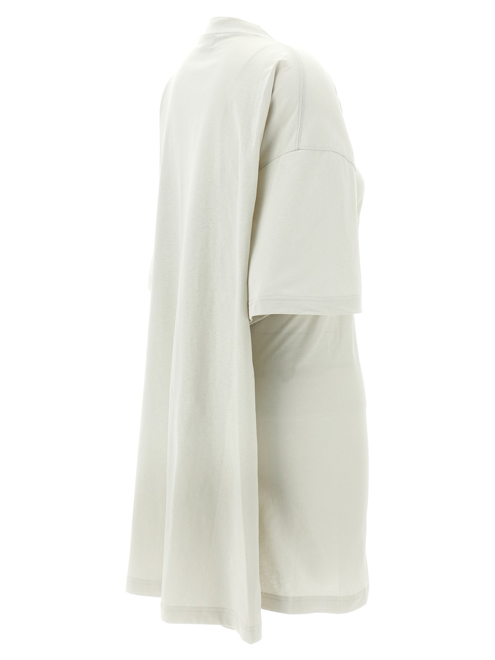 Balenciaga Gray Cotton Short Dress