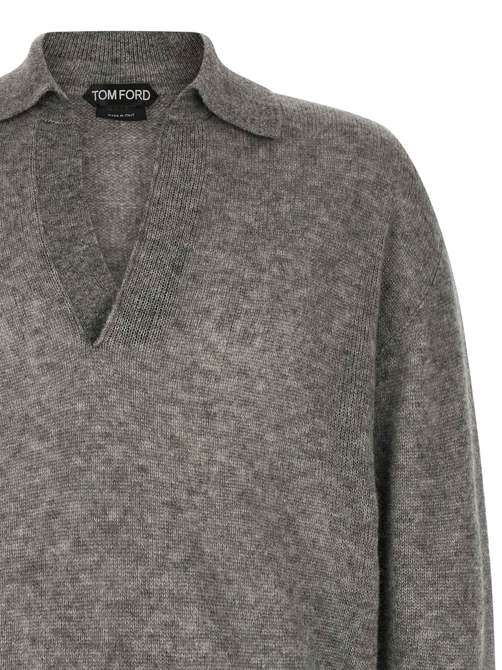 Tom Ford Gray Cashmere Cardigan