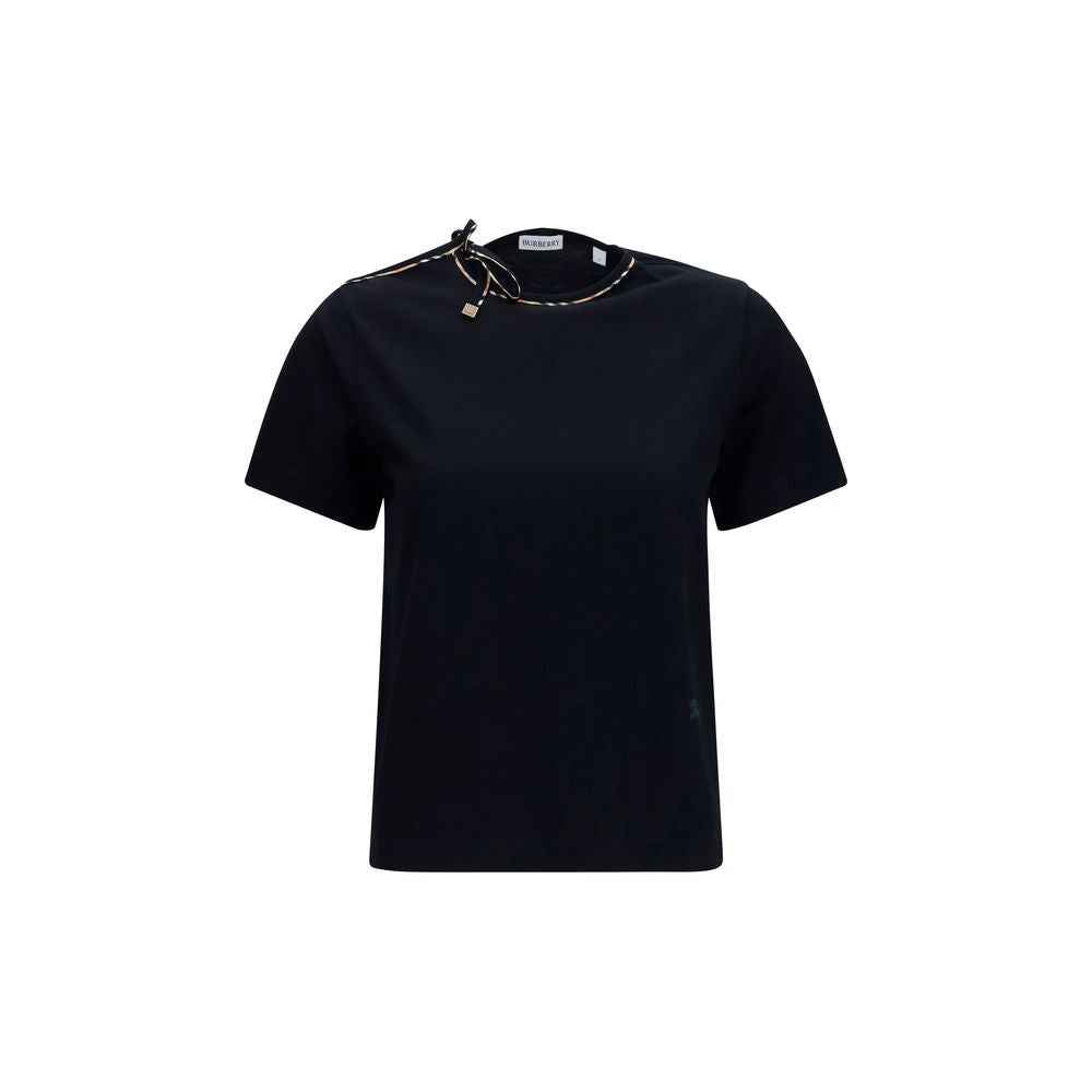 Burberry Black Cotton T-Shirt