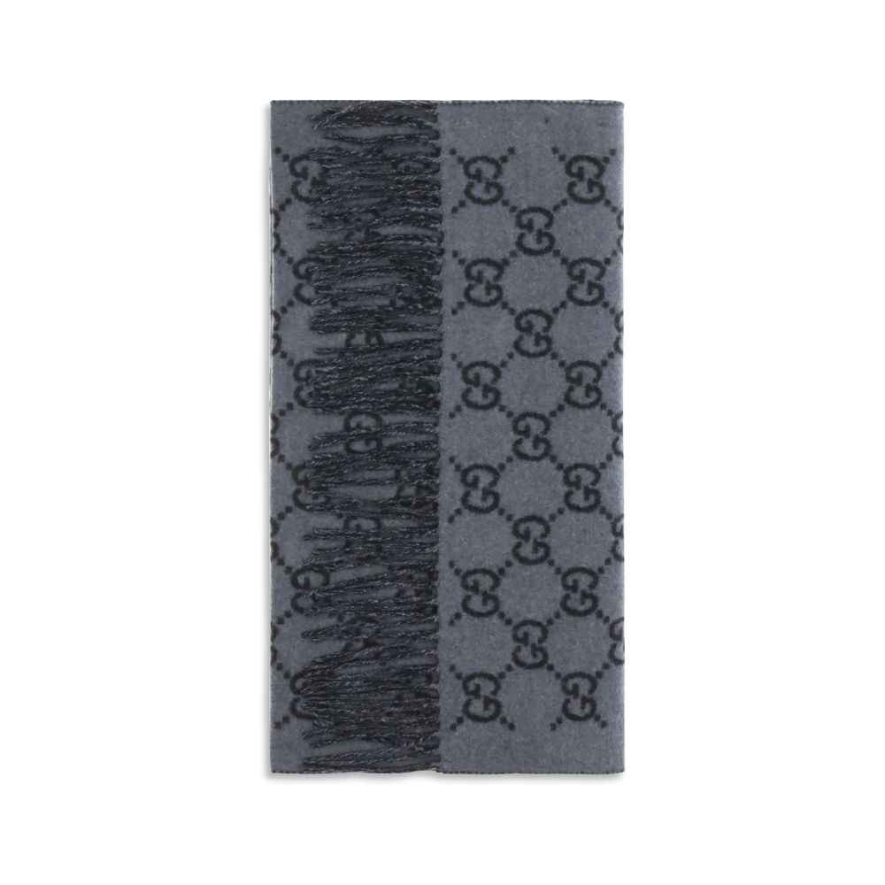 Gucci Blue Cashmere Foulard