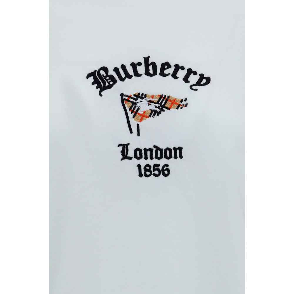 Burberry White Cotton T-Shirt