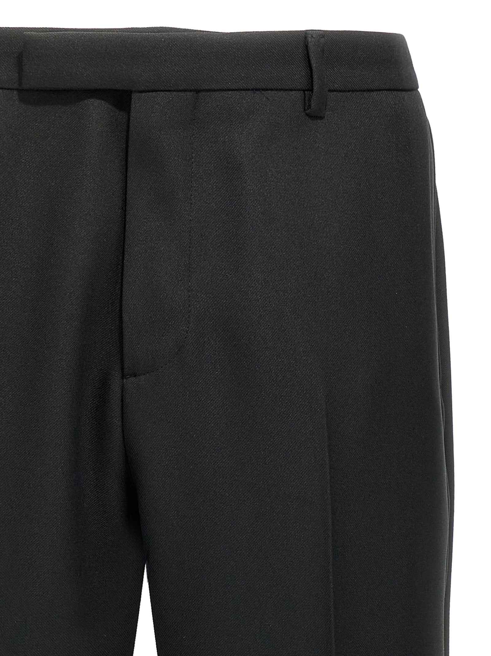 Gucci Black Polyester Casual Pants