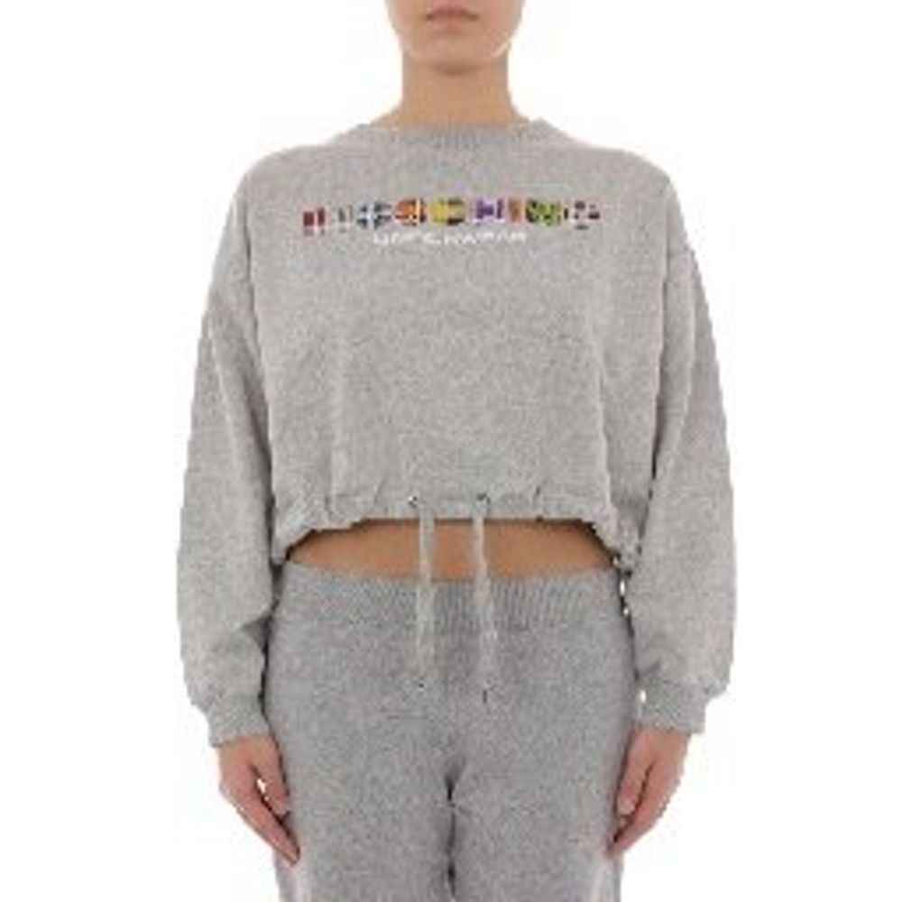 Moschino Gray Cotton Sweatshirt