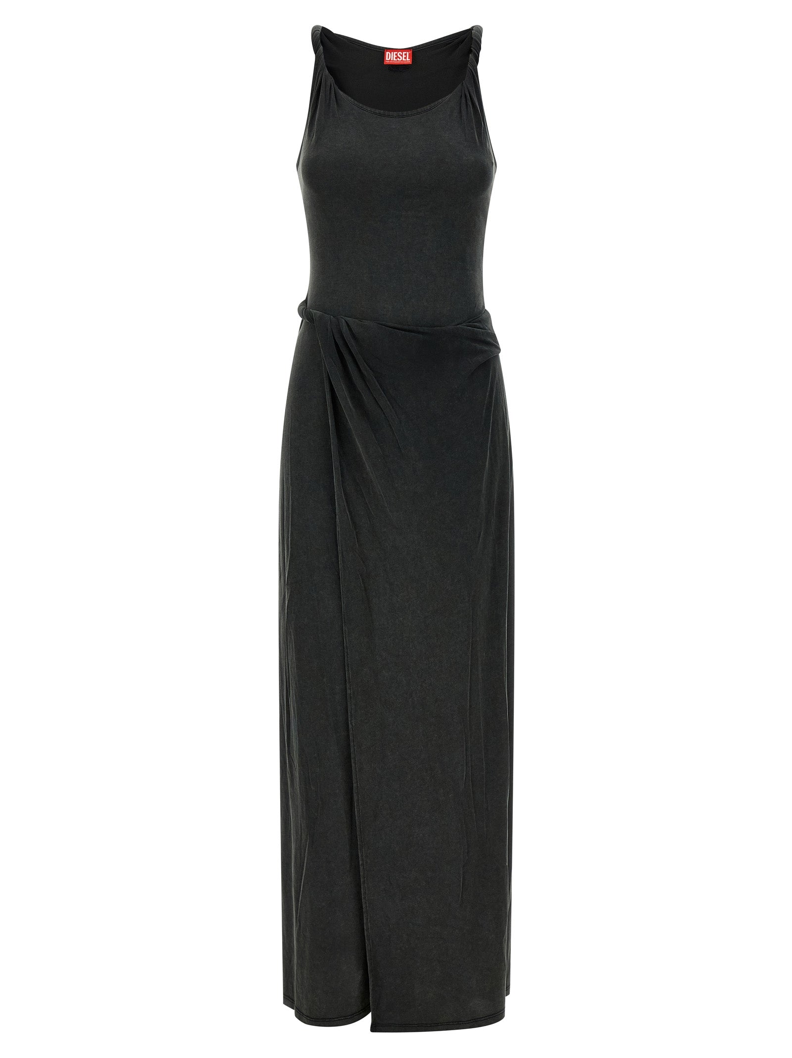 Diesel Black Modal Long Dress