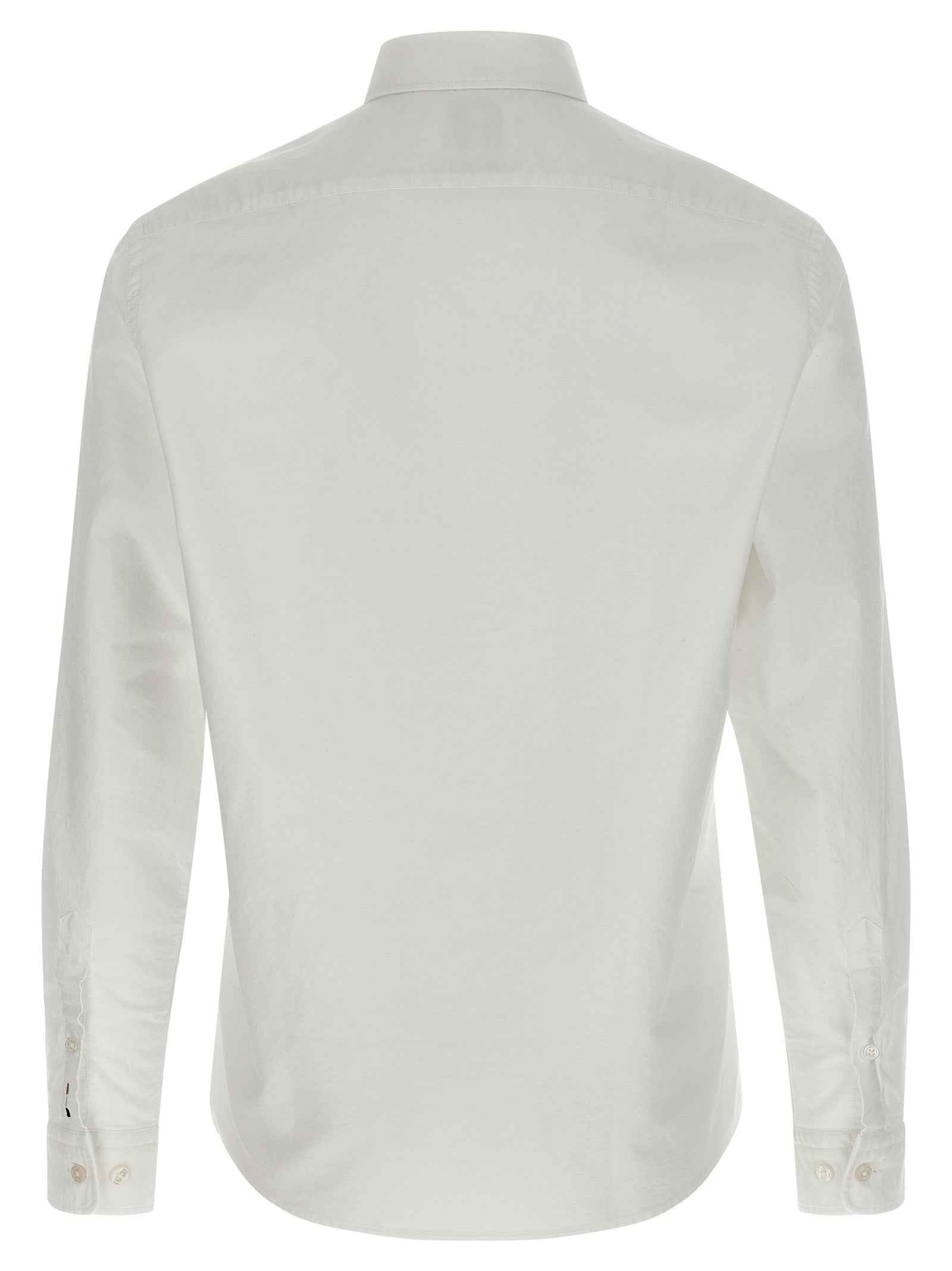 Hugo Boss White Cotton Blouse