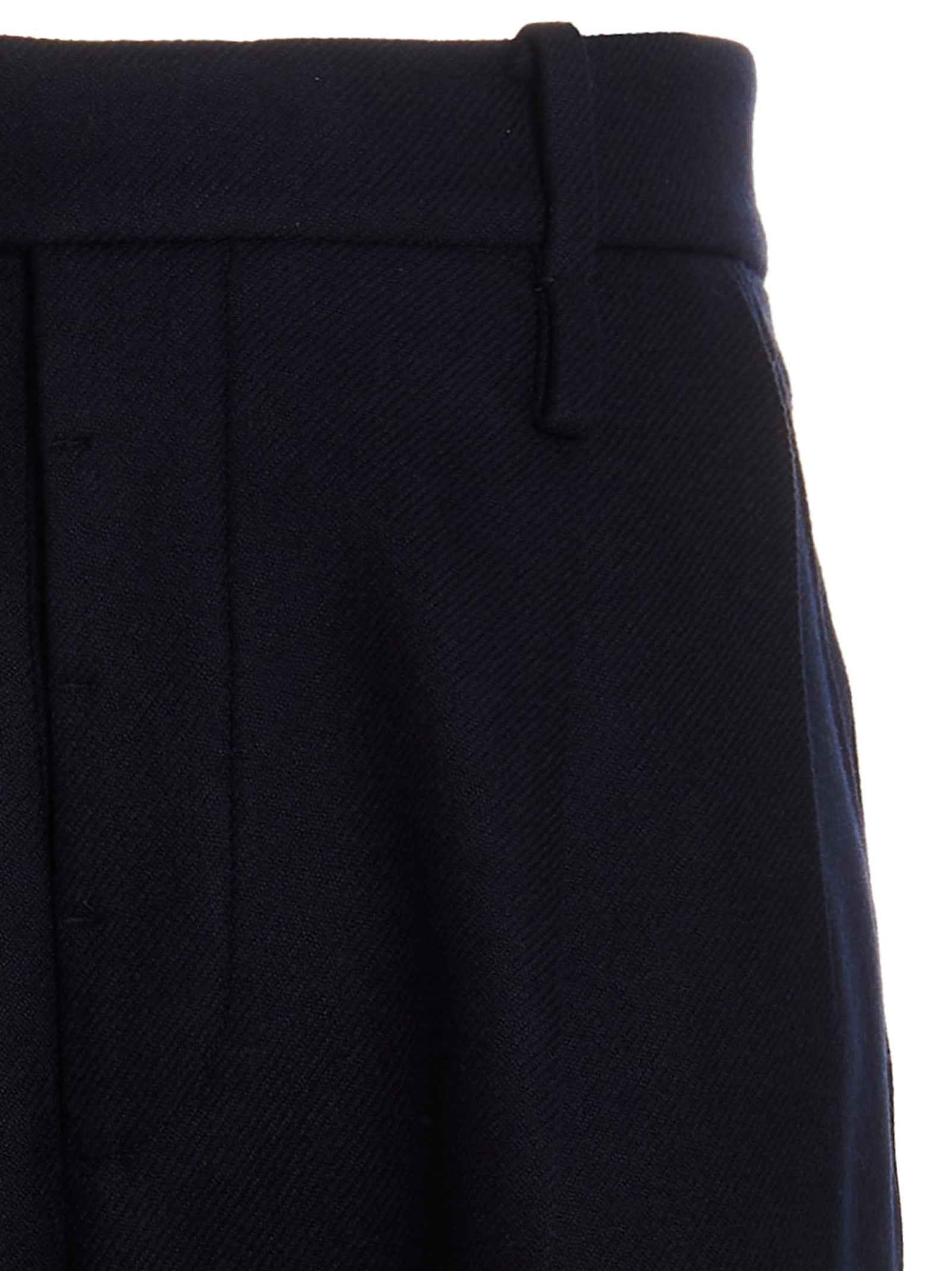 Gucci Blue Cashmere Casual Pants